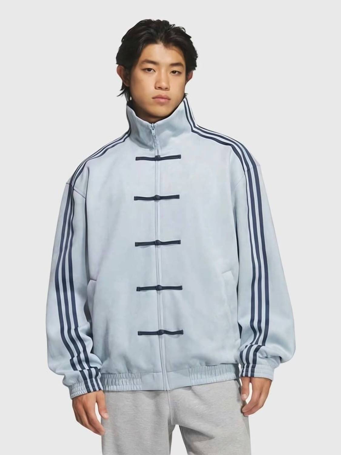 EXOTIX Full Sleeve Striped Men Jacket - Image 1