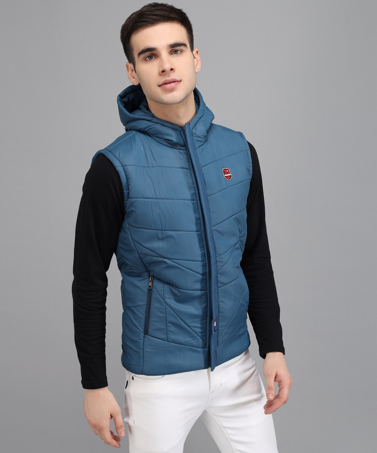 Image of ZEPPI Men Applique Puffer Jacket