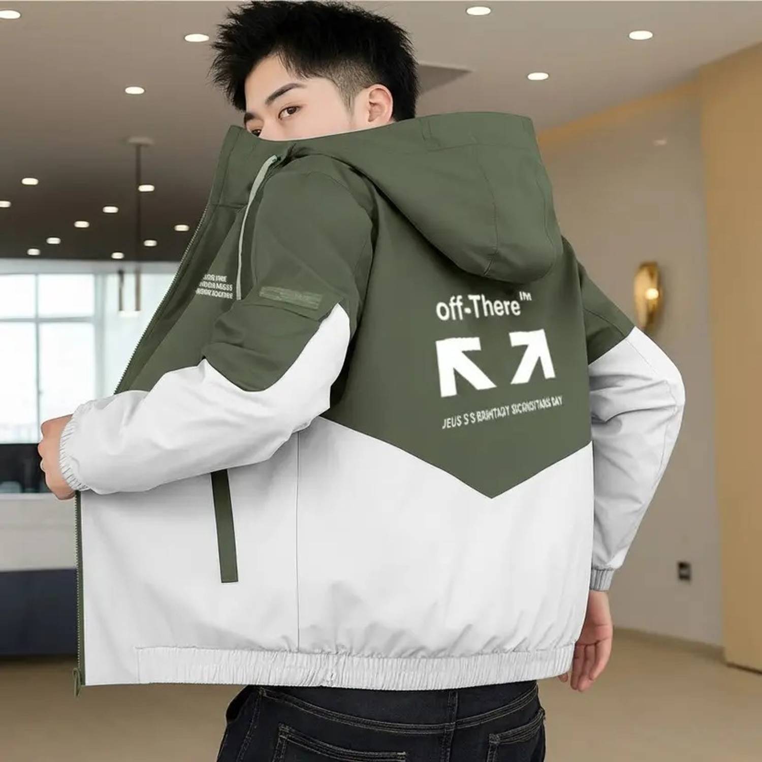 DEVICE Full Sleeve Colorblock Men Jacket - Image 2