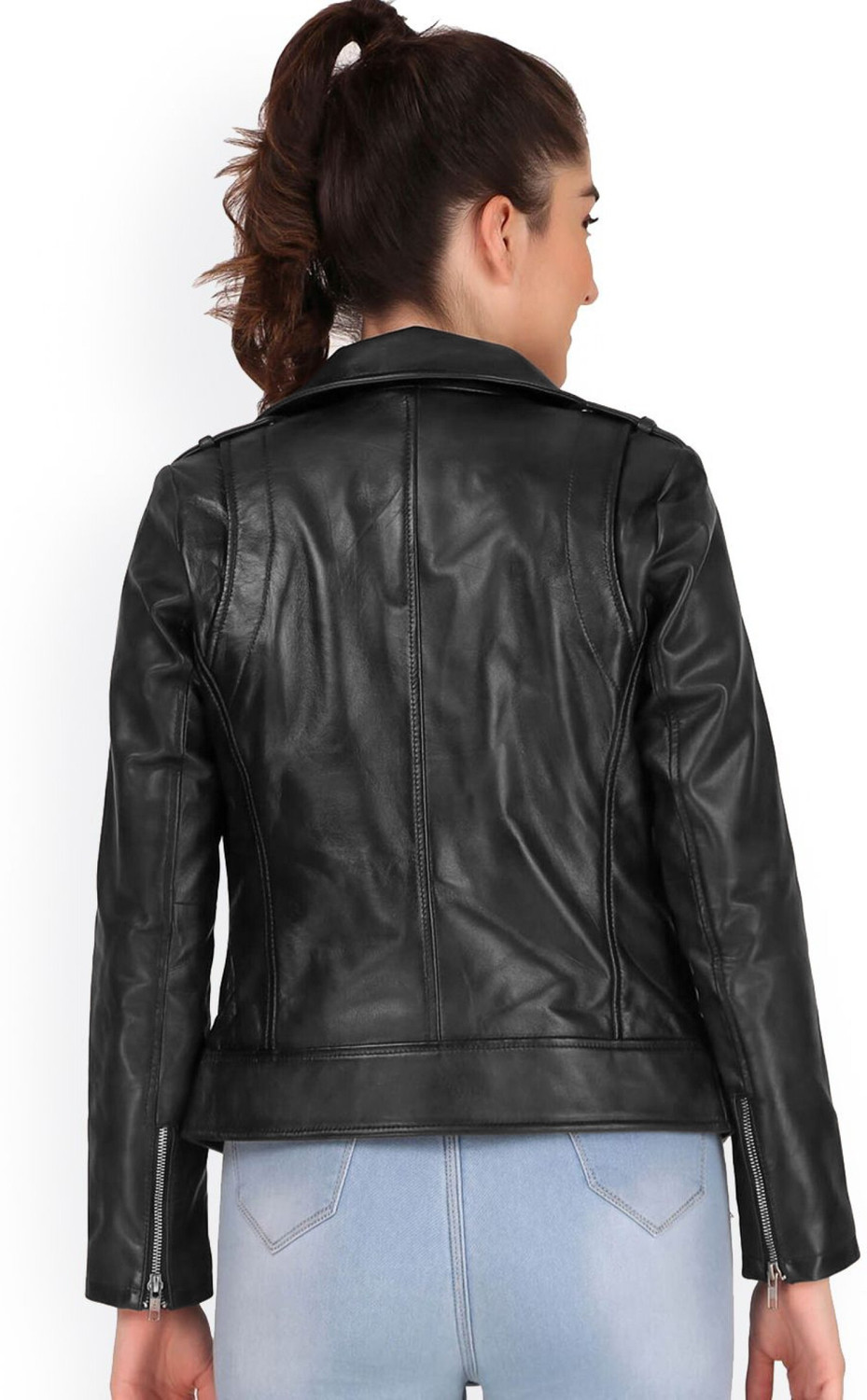 Image of Magarments Women Solid Biker /Riding Jacket