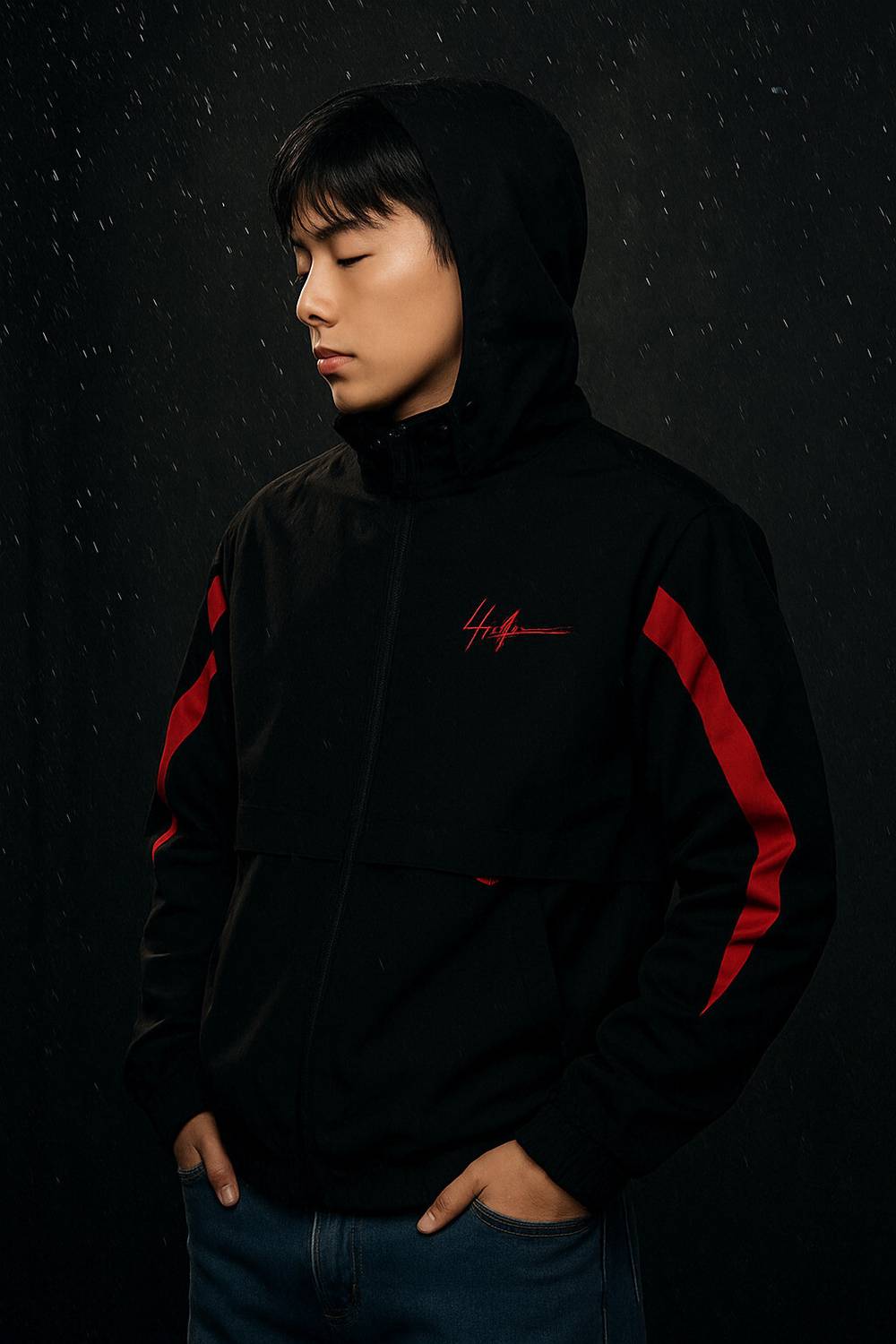 MONEY-MAN Full Sleeve Colorblock Men Jacket - Image 3