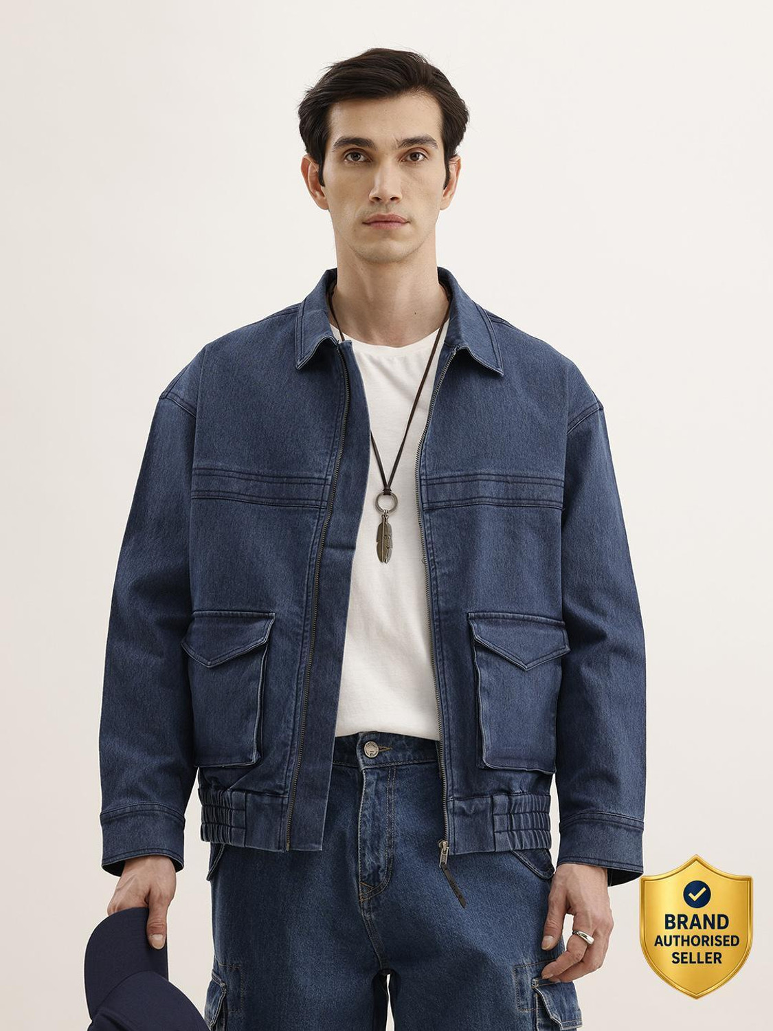 Image of WROGN Full Sleeve Solid Men Jacket