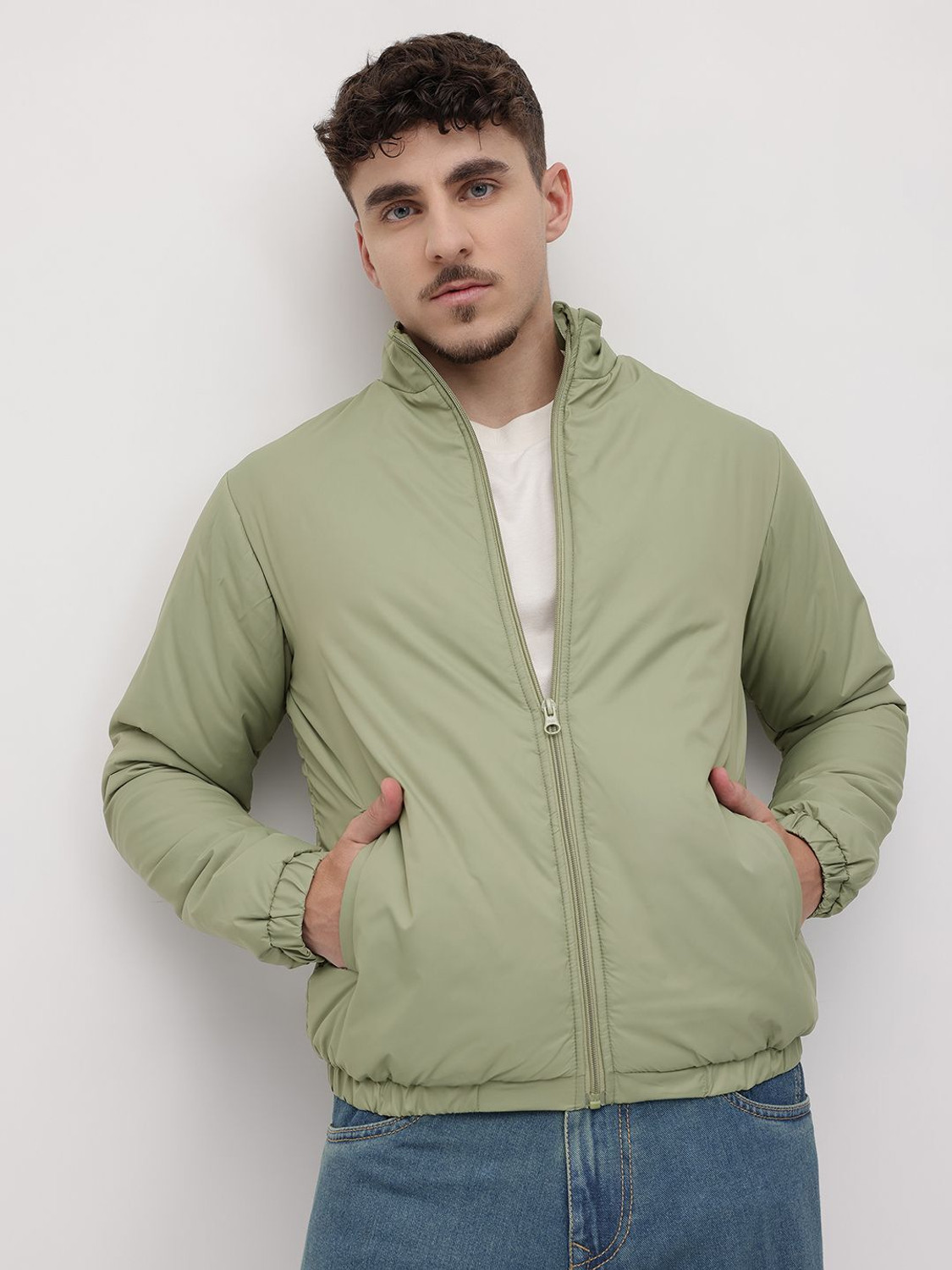 Image of Roadster Full Sleeve Solid Men Jacket