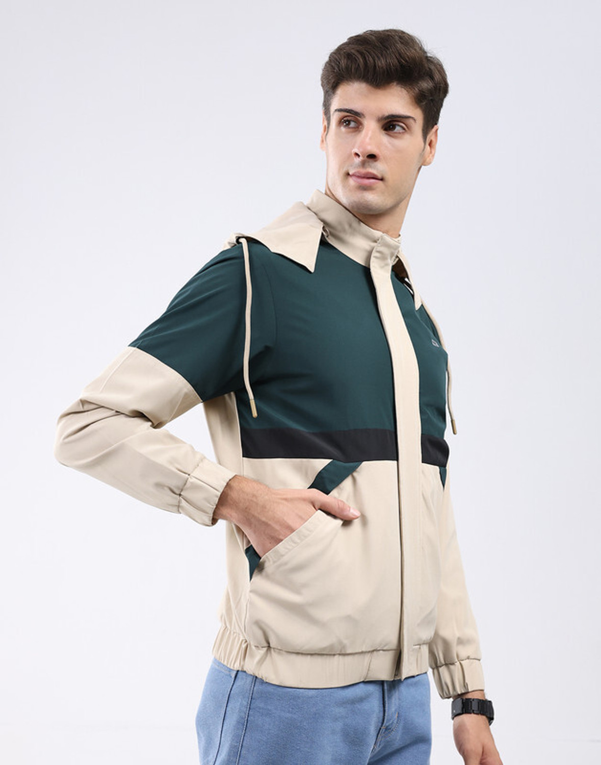 Image of MONTE CARLO Full Sleeve Colorblock Men Jacket