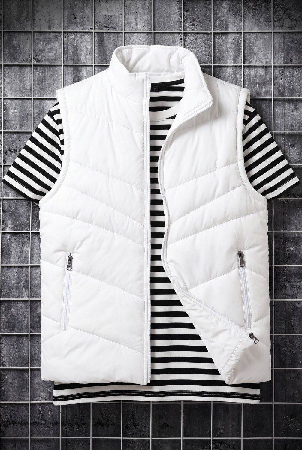 Image of MOD YOUNG Sleeveless Solid Men Jacket