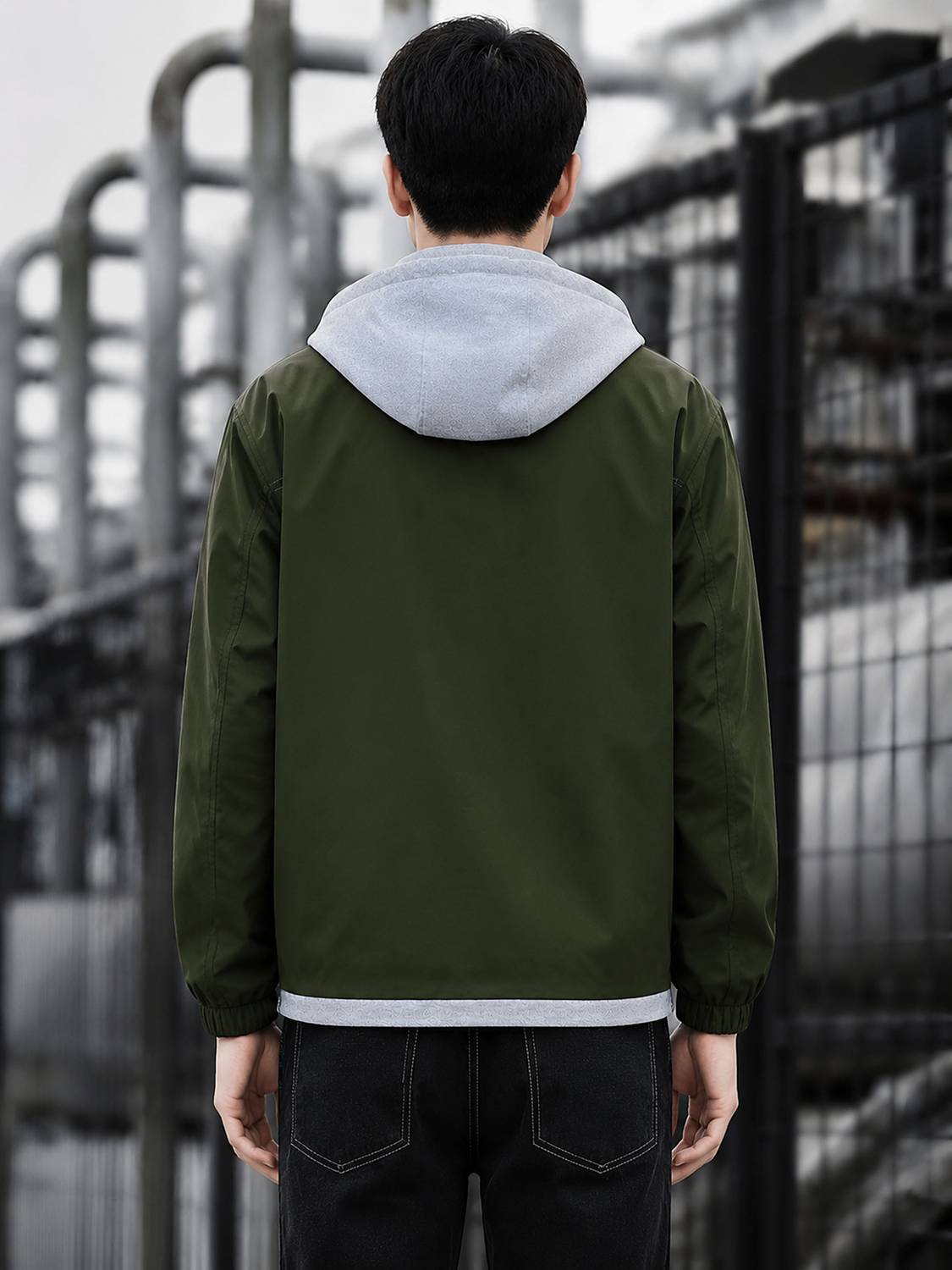 FUTSE PENO Full Sleeve Solid Men Jacket - Image 5
