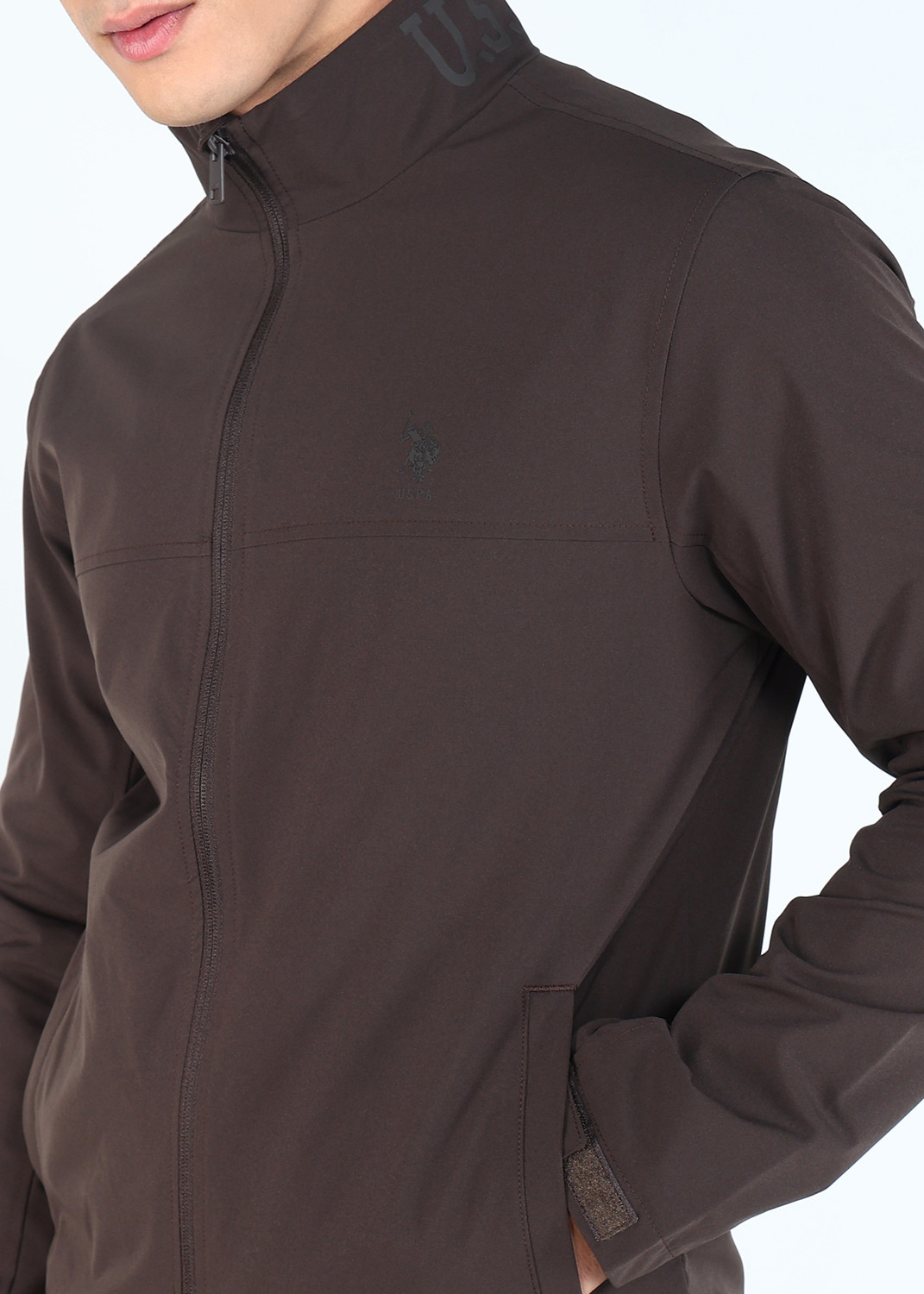 Image of U.S. POLO ASSN. Full Sleeve Solid Men Jacket