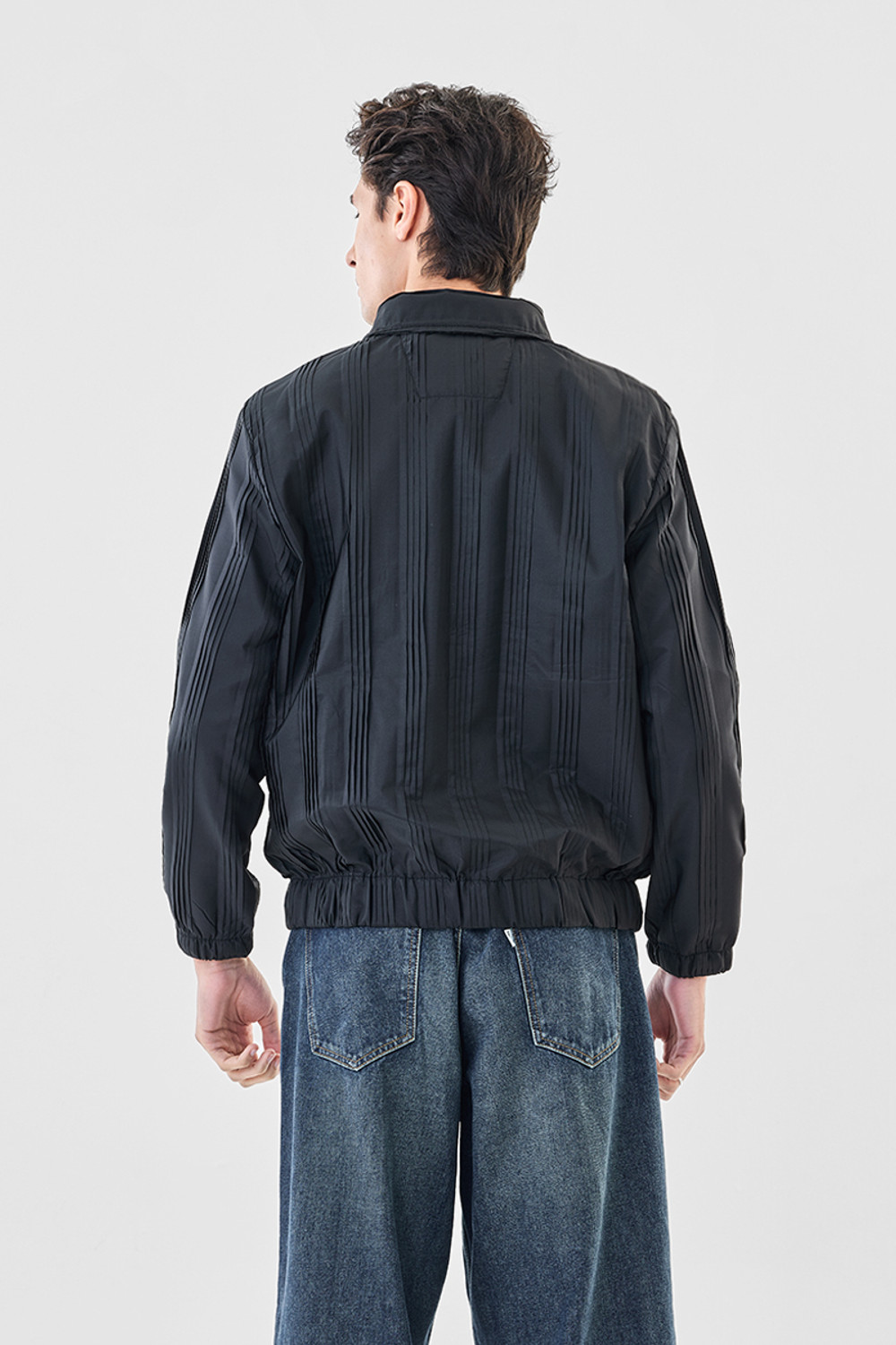 Image of Snitch Full Sleeve Self Design Men Jacket