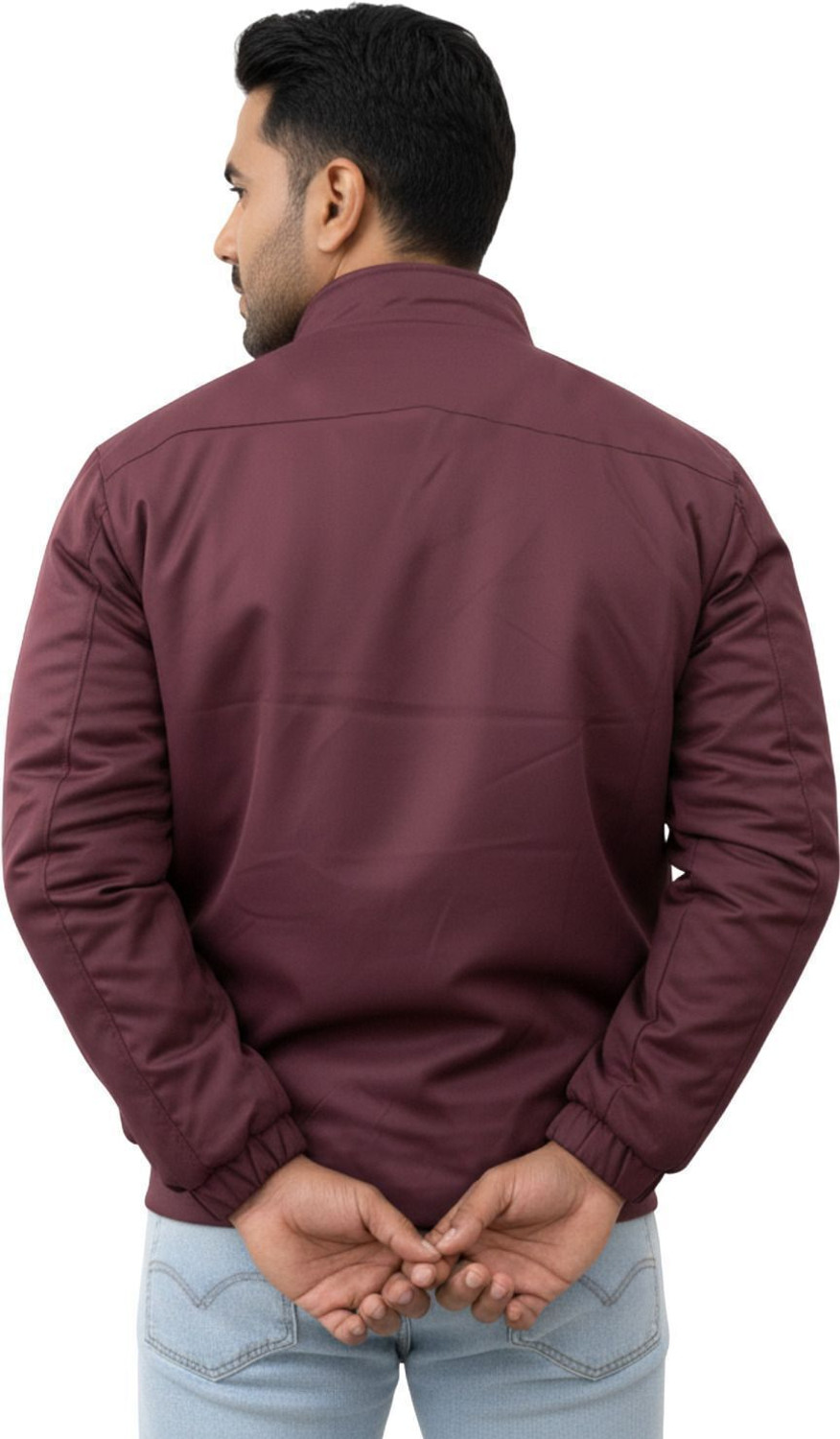Image of NINQ Full Sleeve Solid Men Jacket