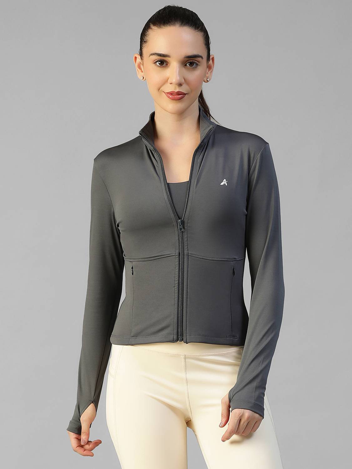 ATHLISIS Women Solid Sports Jacket
