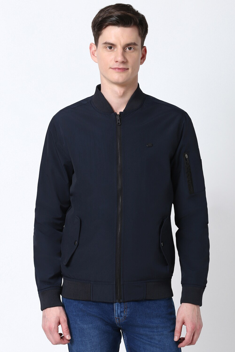 Image of PETER ENGLAND Full Sleeve Colorblock Men Jacket