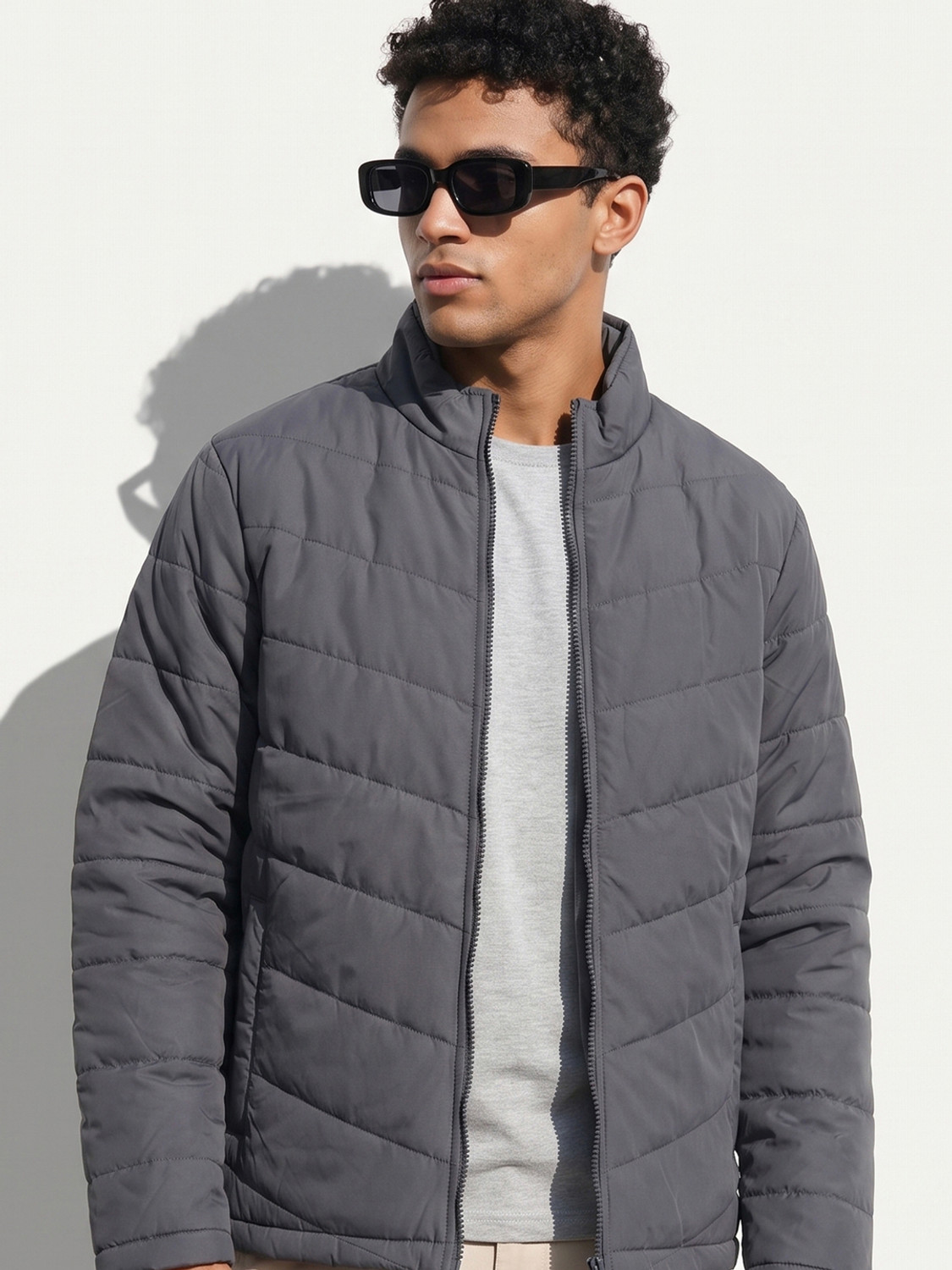 Image of HIGHLANDER Men Solid Puffer Jacket