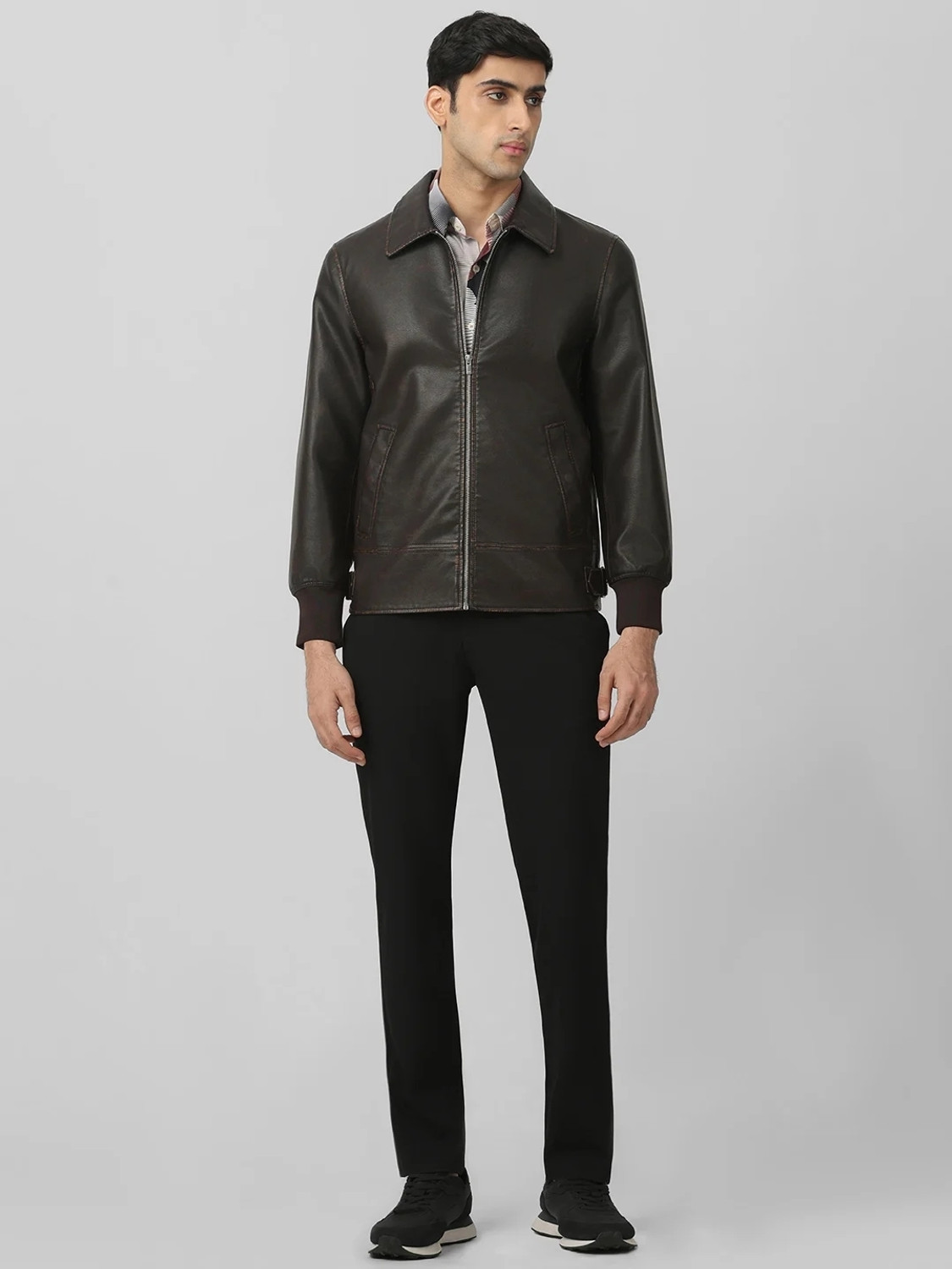 Image of MUFTI Full Sleeve Solid Men Jacket
