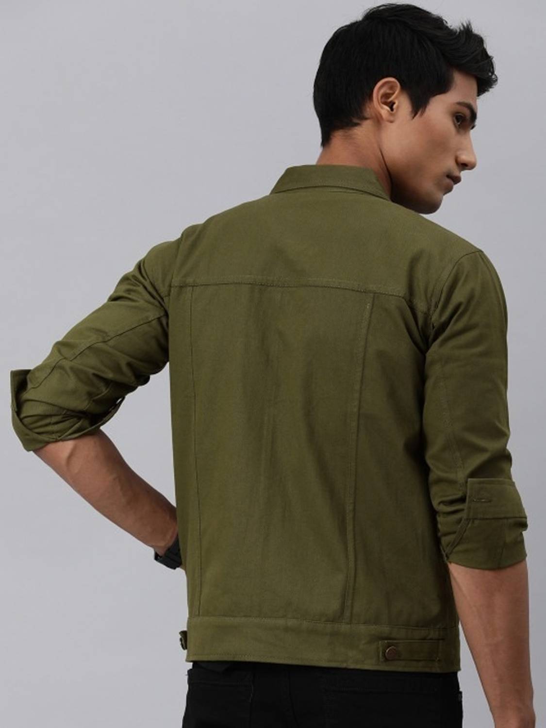 KASHIAN Men Blue Denim Jacket - Image 2
