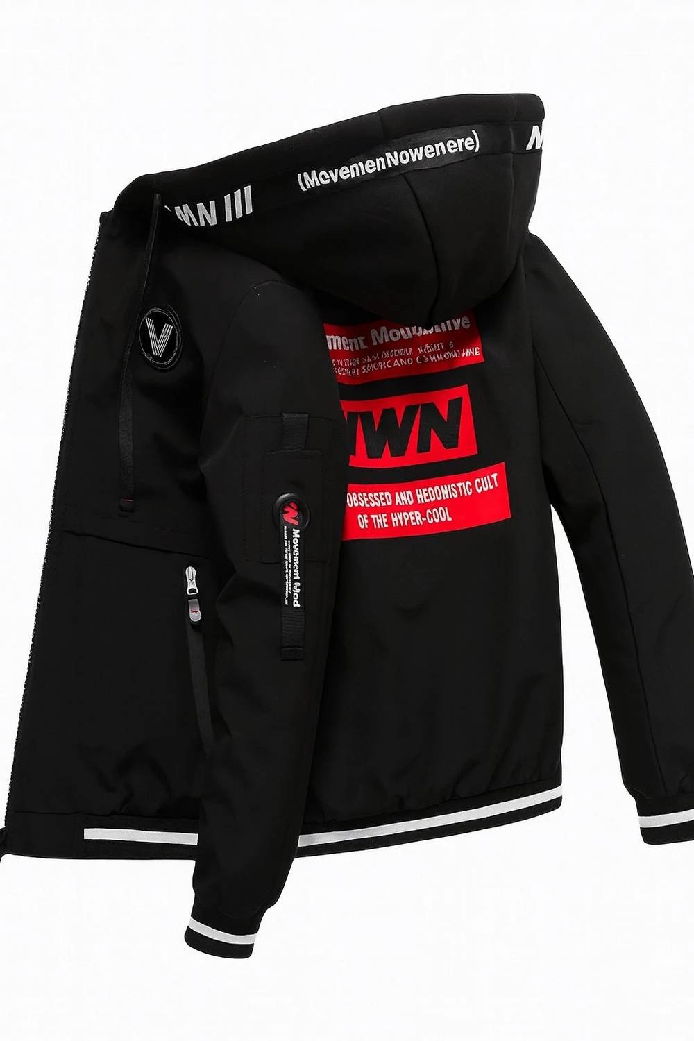 OHLK Full Sleeve Printed Men Jacket