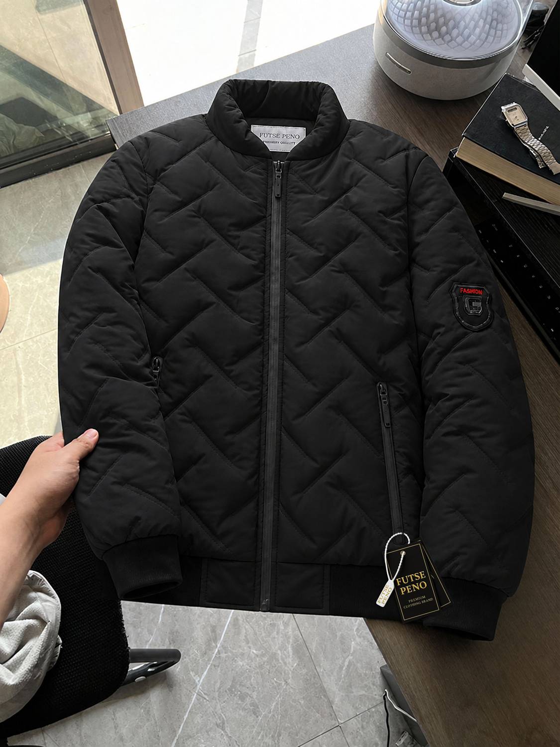 FUTSE PENO Full Sleeve Solid Men Jacket - Image 1