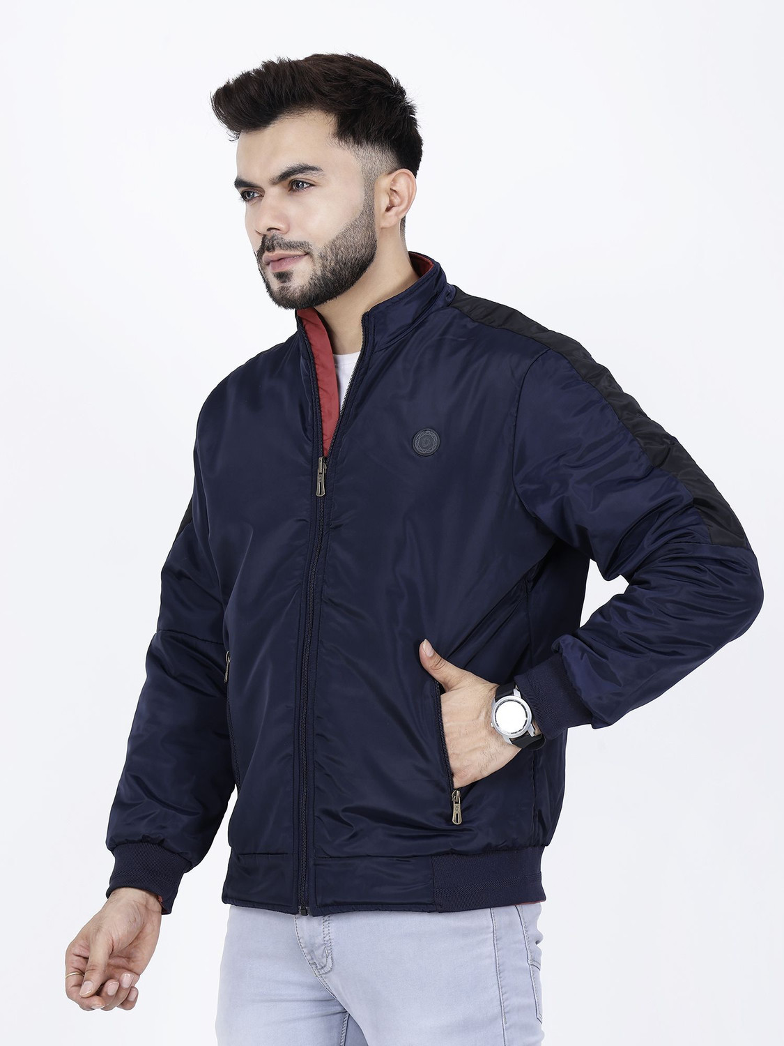 Image of Dollar Full Sleeve Solid Men Jacket