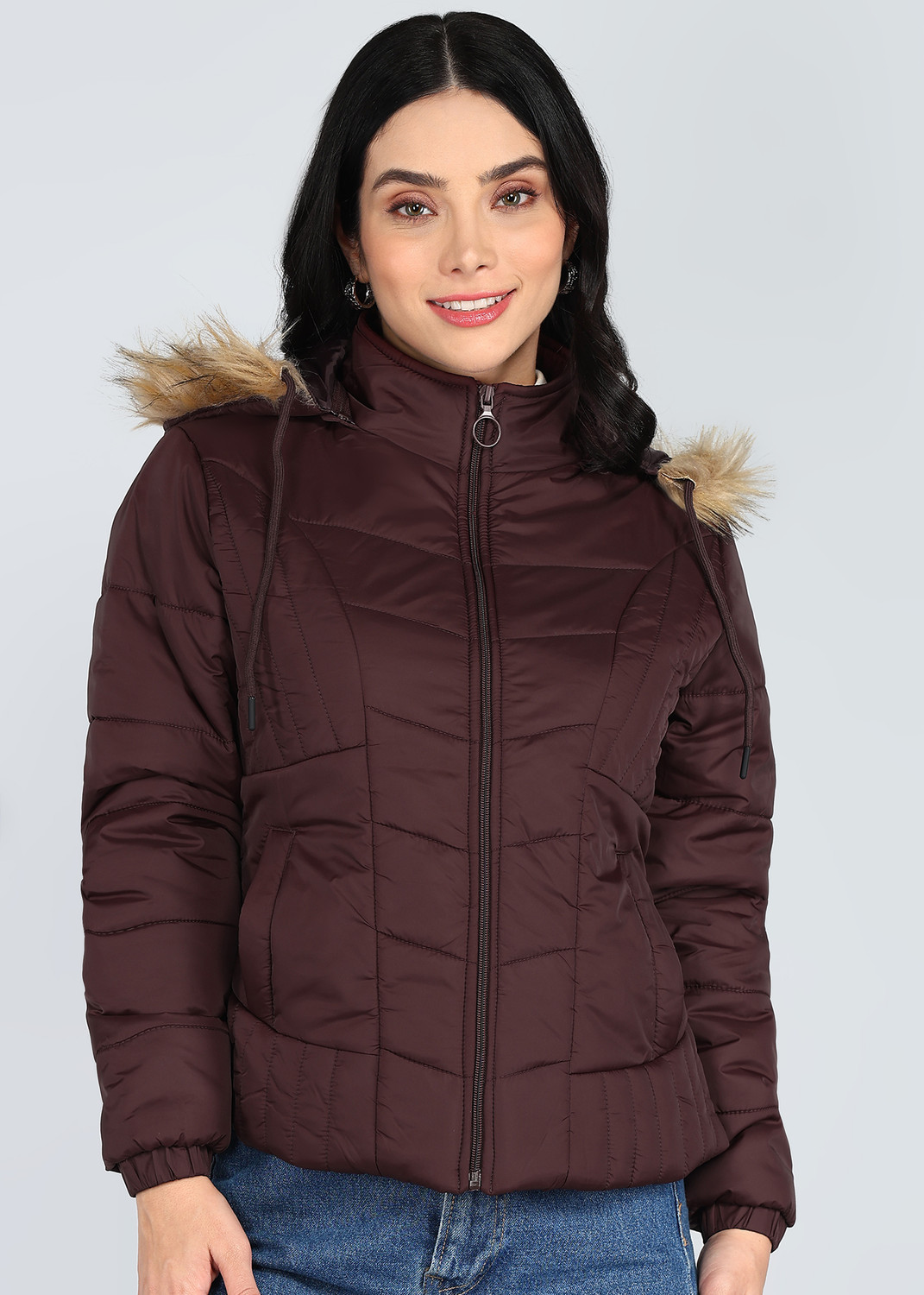 Image of Fort Collins Full Sleeve Solid Women Jacket