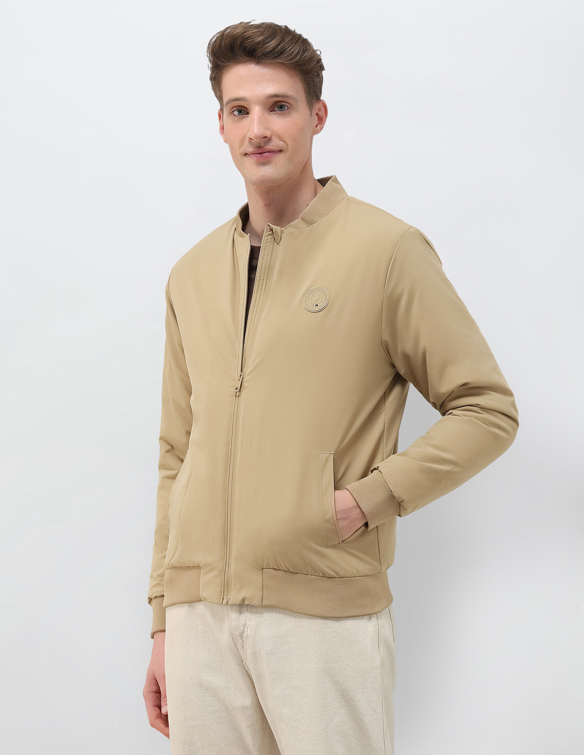 Image of U.S. POLO ASSN. Full Sleeve Solid Men Jacket