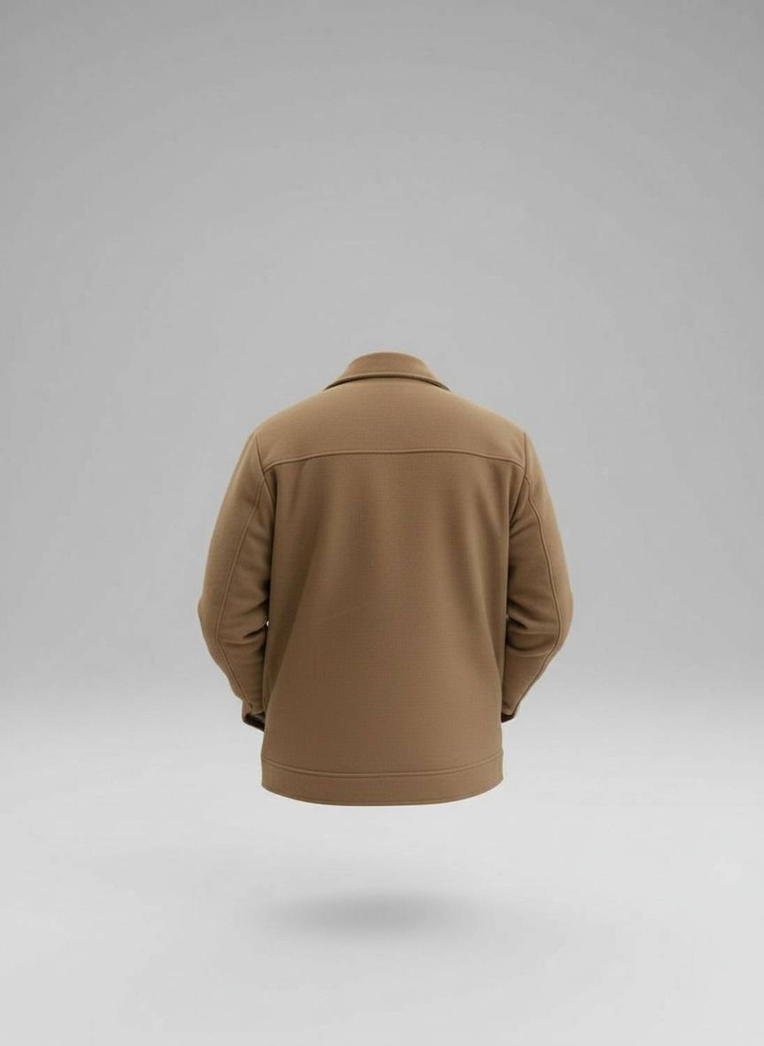 मान_नि_कर्रा Men's Solid Full Sleeve Jacket - Image 2