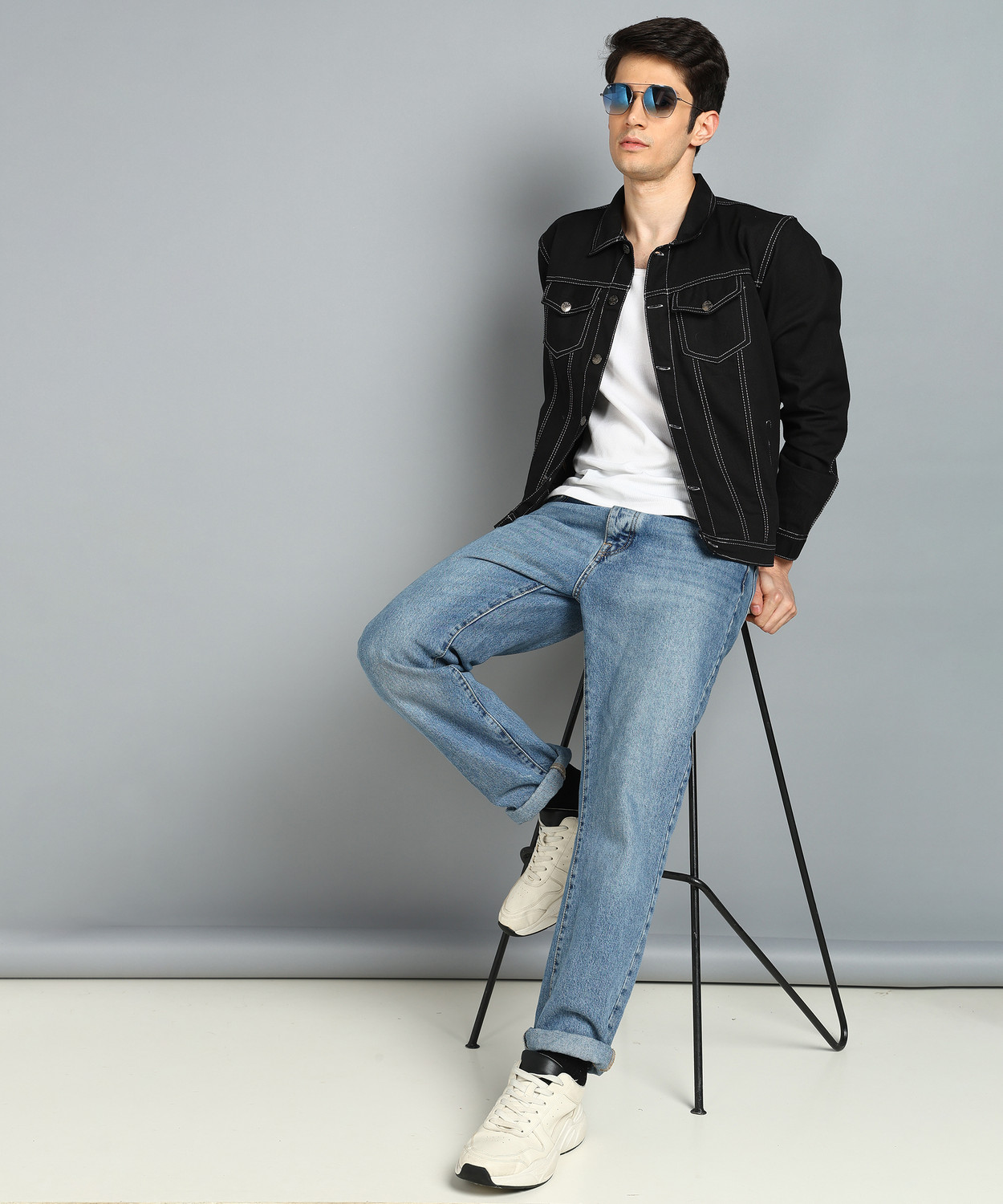 Image of MONTREZ Full Sleeve Solid Men Jacket