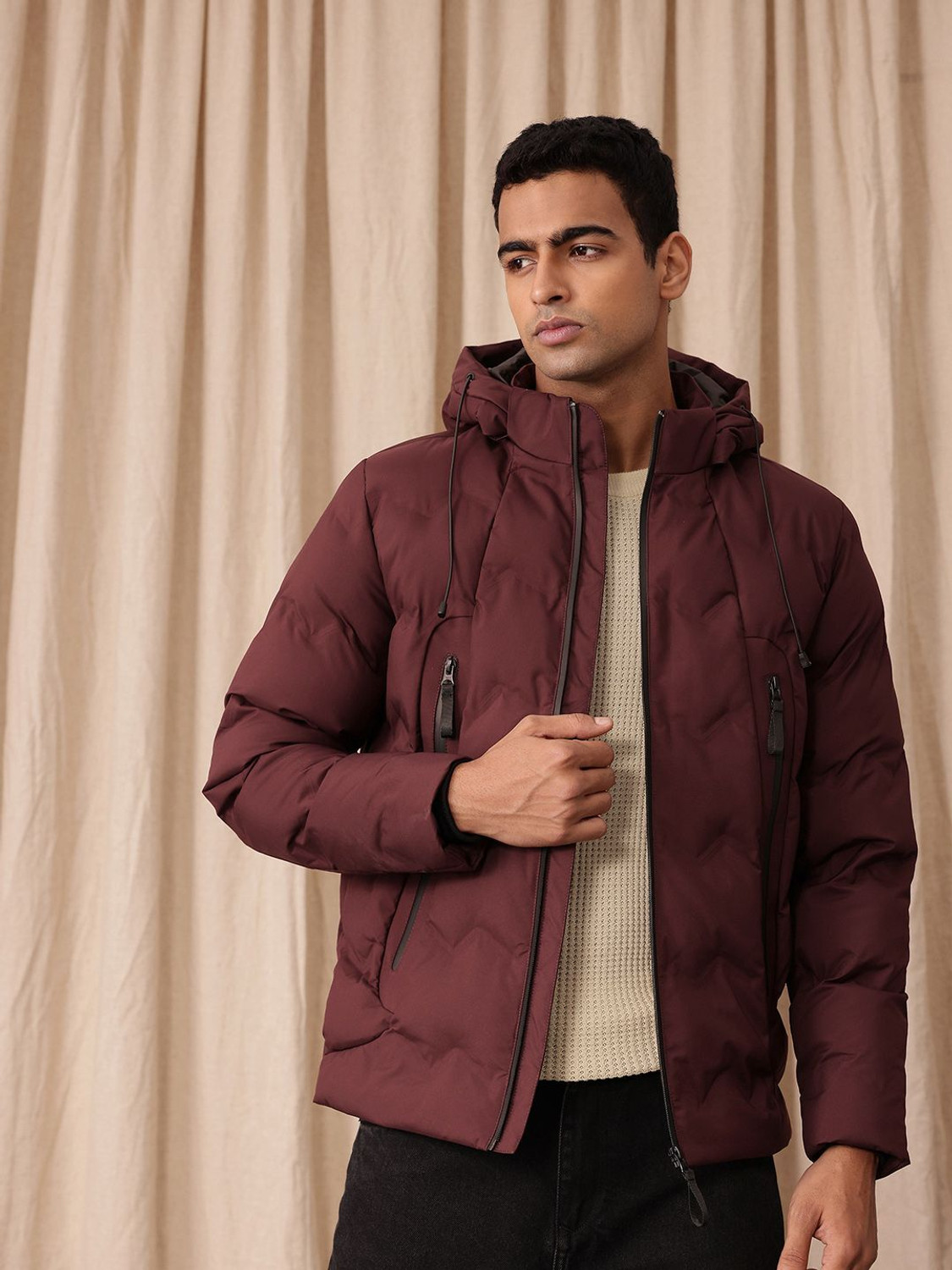 Image of Mr Bowerbird Men Solid Poncho Jacket