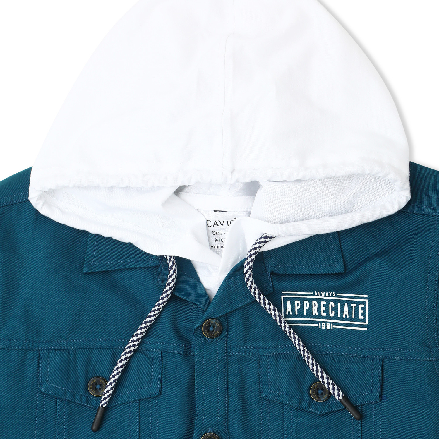 Image of CAVIO Full Sleeve Printed Boys Jacket