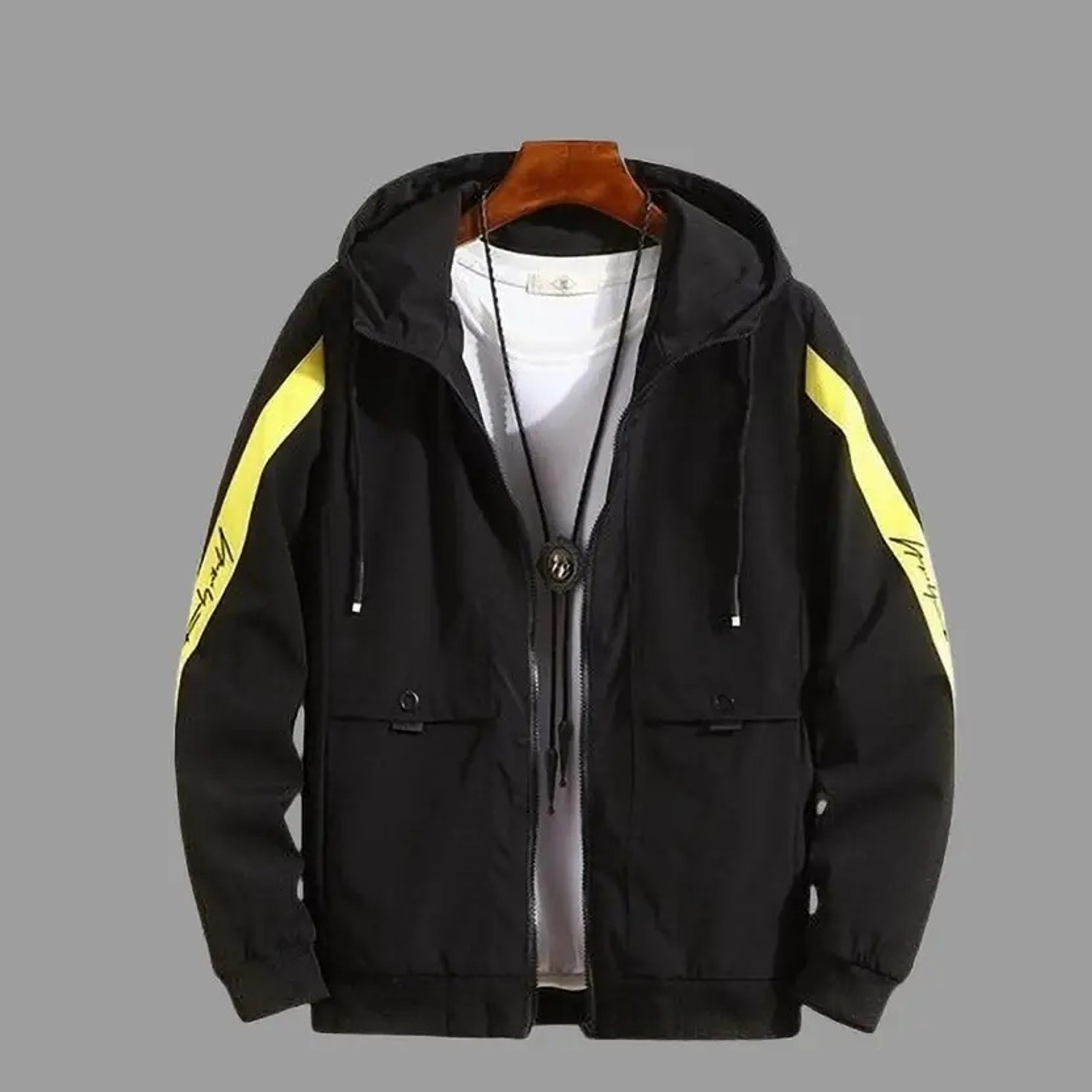 Image of Azy Fabrics Full Sleeve Solid Men Jacket