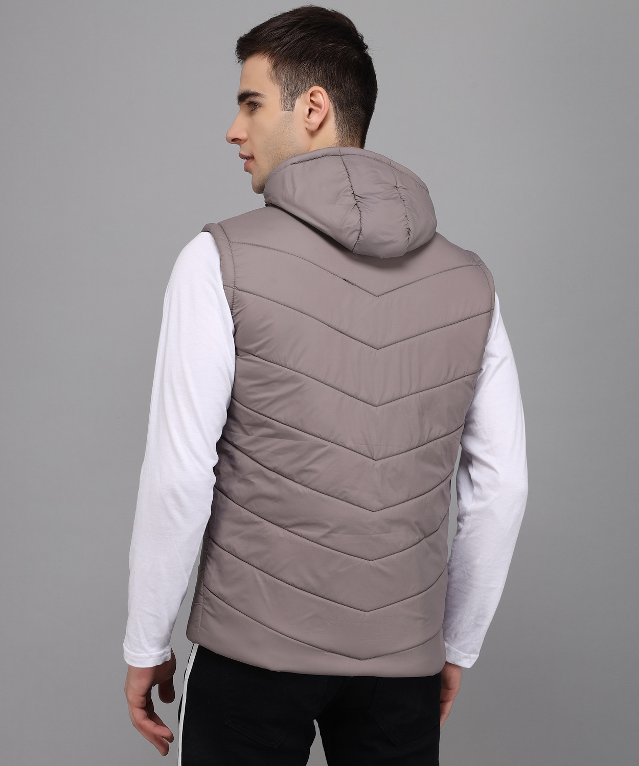 Image of HEMLOCK Sleeveless Solid Men Jacket