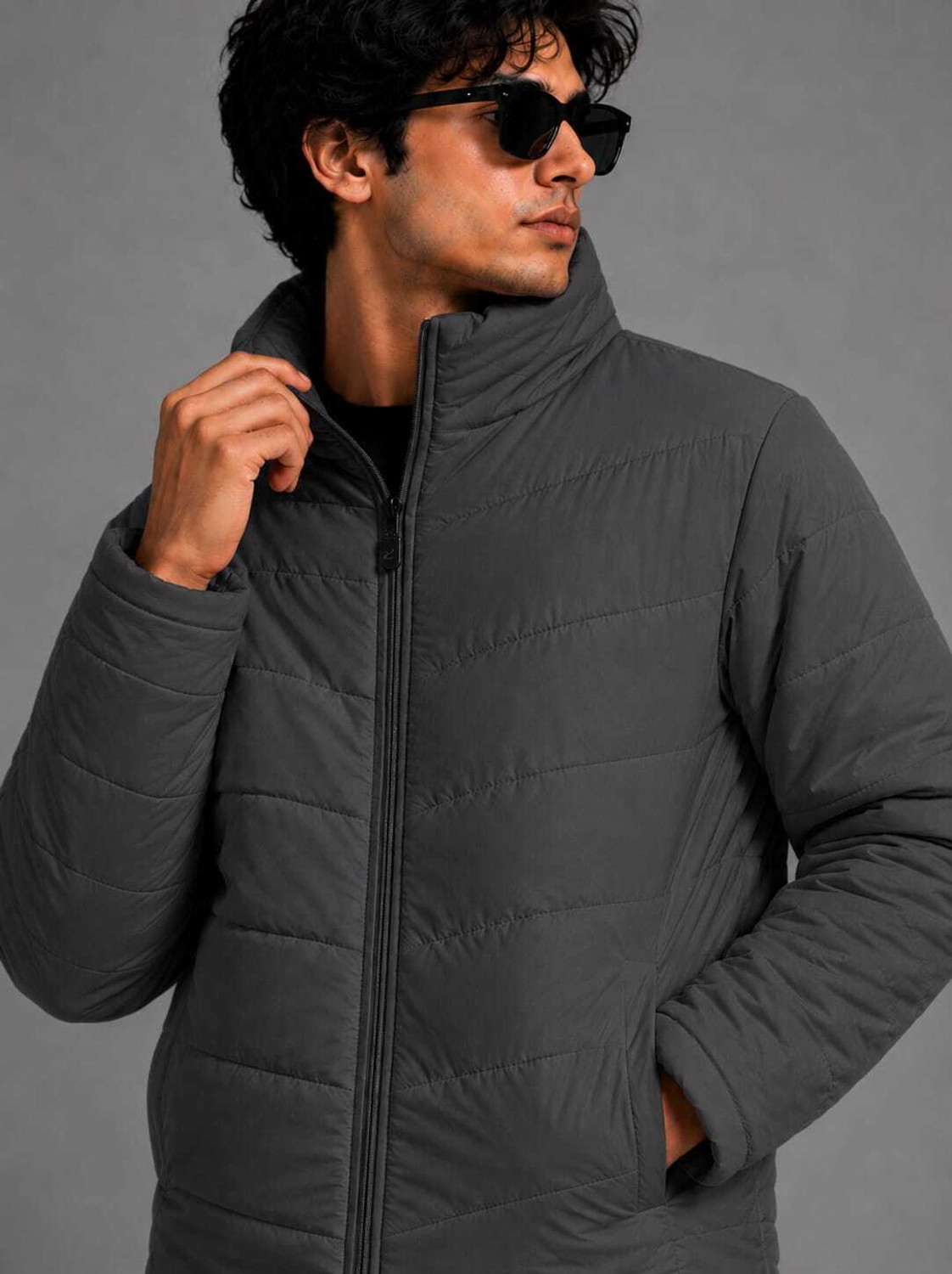 Image of Trend Zoid Men Solid Puffer Jacket