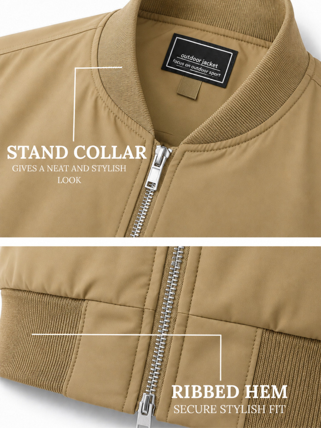 Image of METRONAUT Full Sleeve Solid Men Jacket