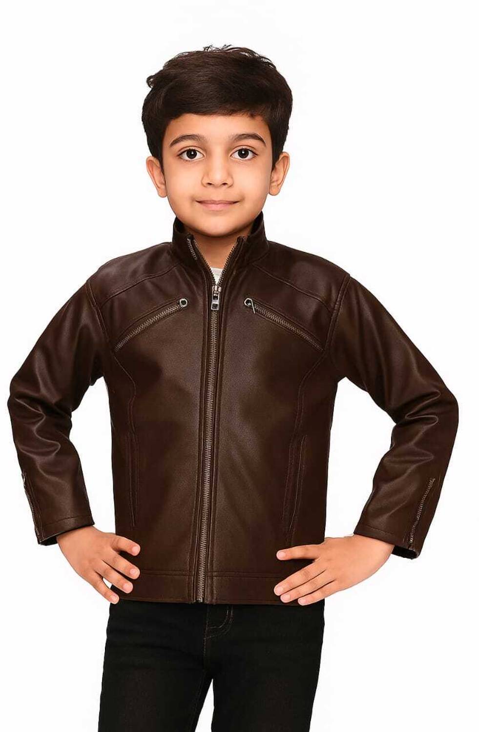 Unique Fort Boys Full Sleeve Solid Jacket - Image 1