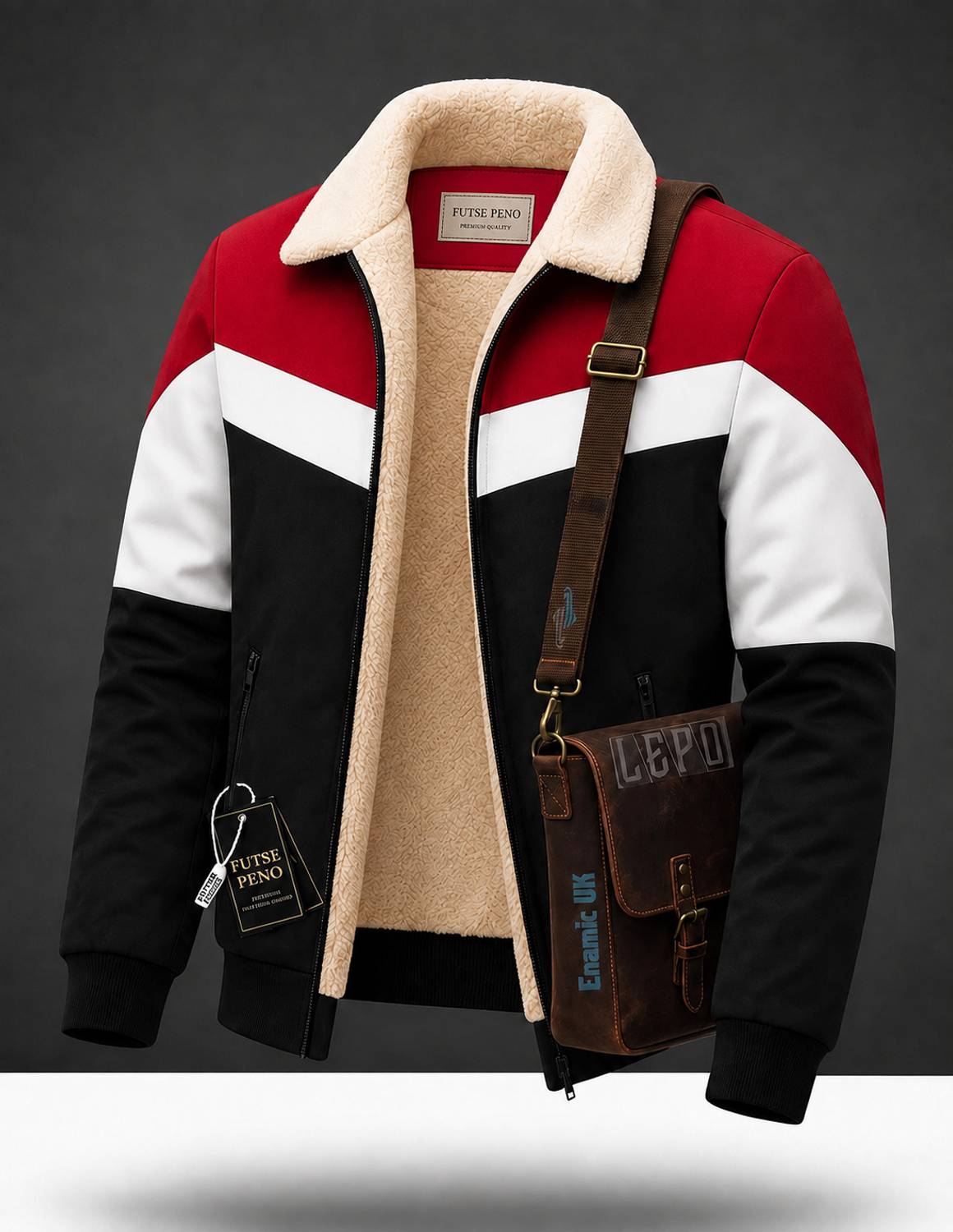 FUTSE PENO Full Sleeve Solid Jacket - Image 3