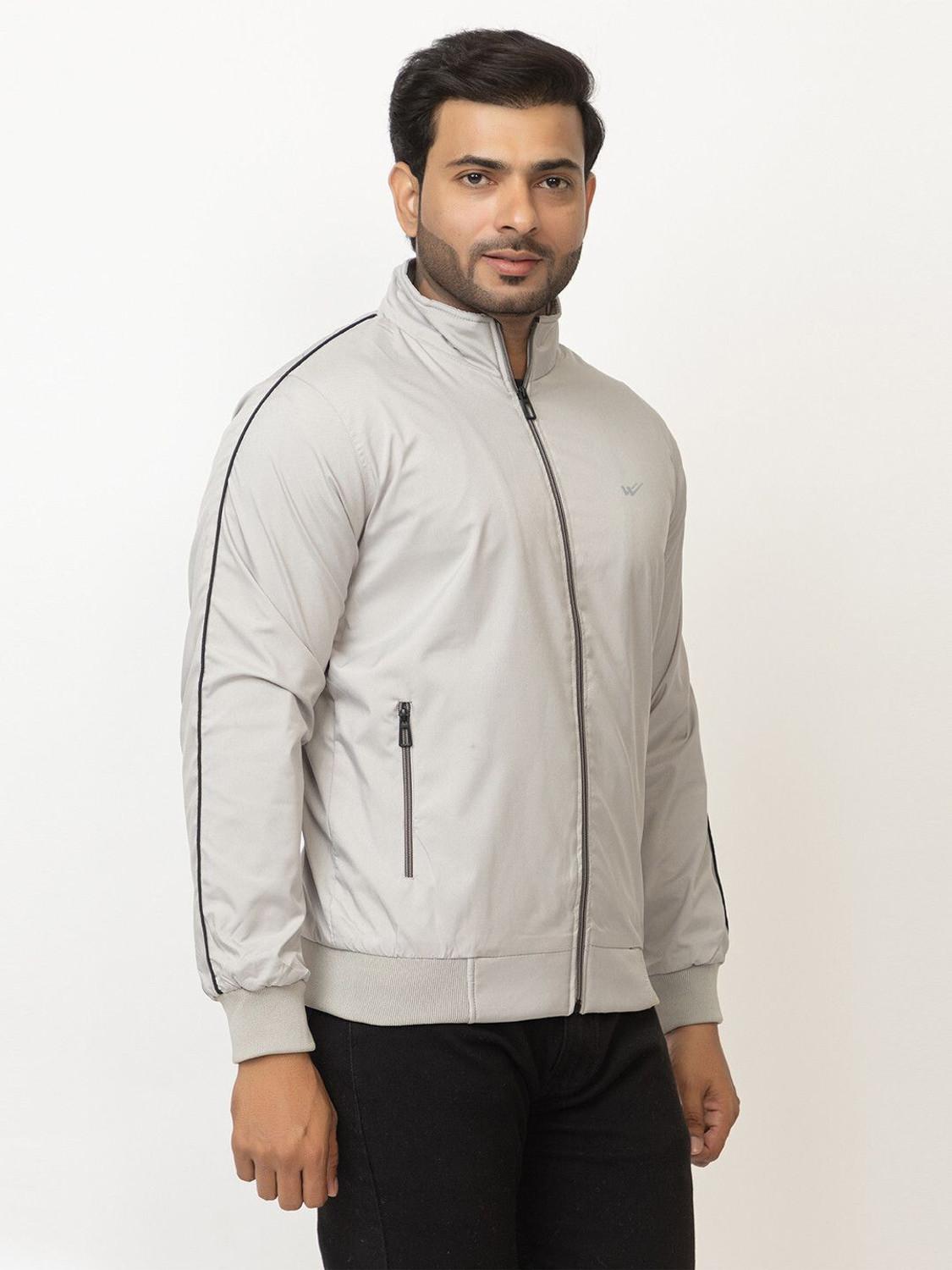 Image of Wild Cops Full Sleeve Solid Men Jacket