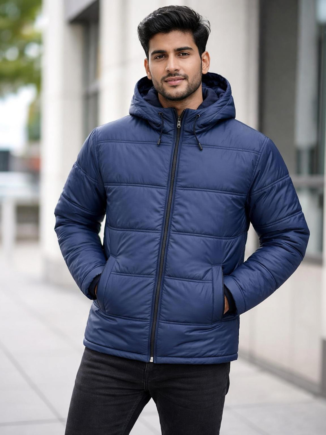 Image of Mrshine Full Sleeve Solid Men Jacket