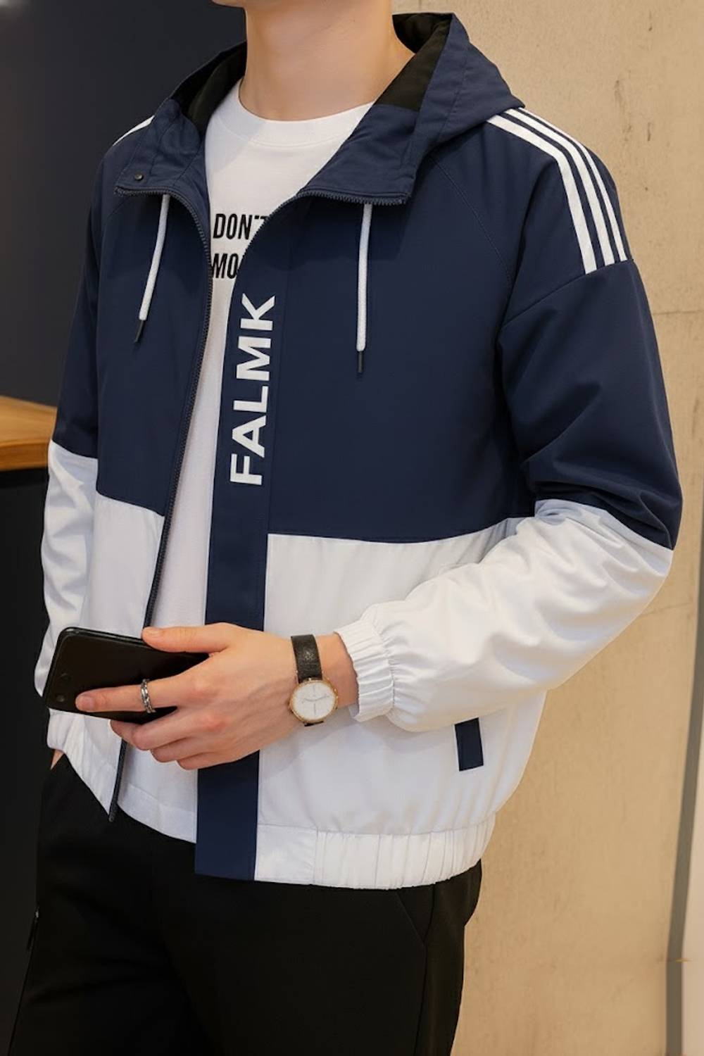 MOTREX Full Sleeve Colorblock Men Jacket - Image 3