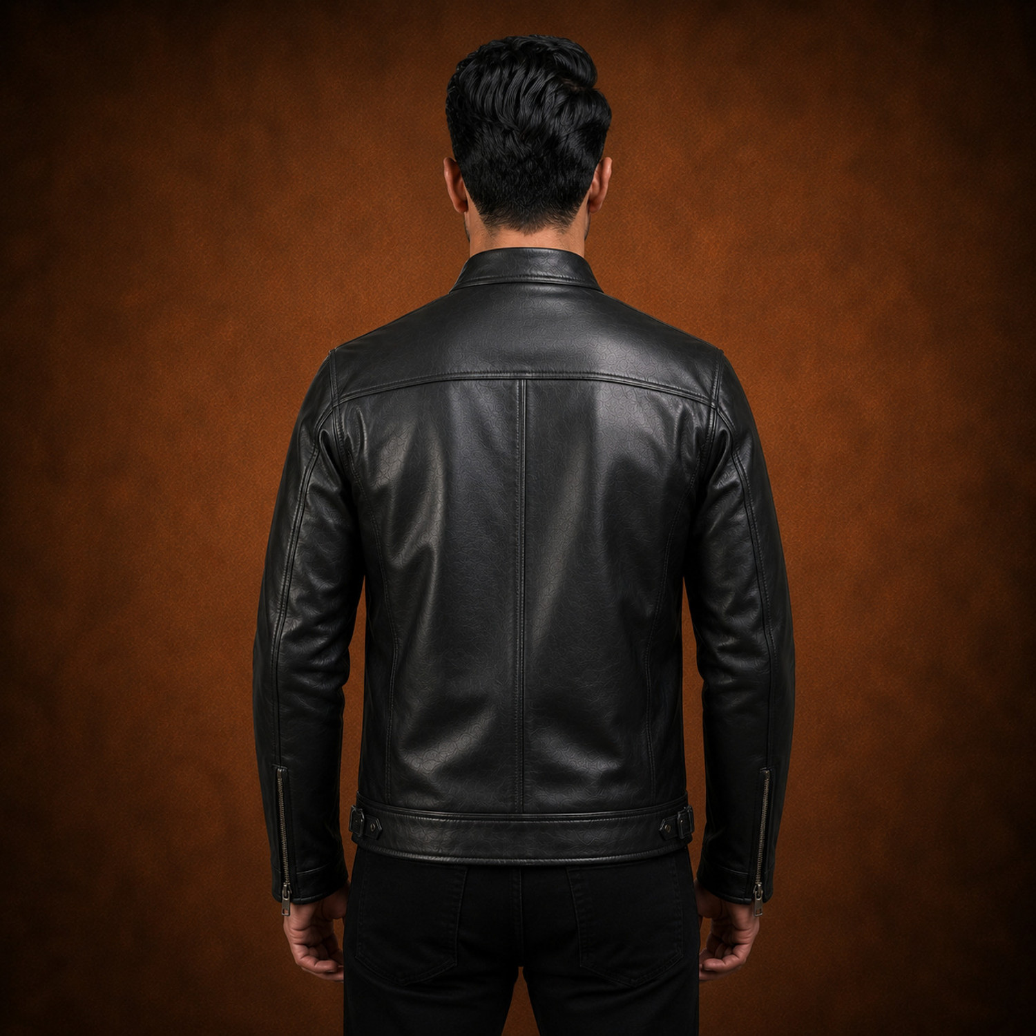 Image of FINEHIDE Full Sleeve Solid Men Jacket