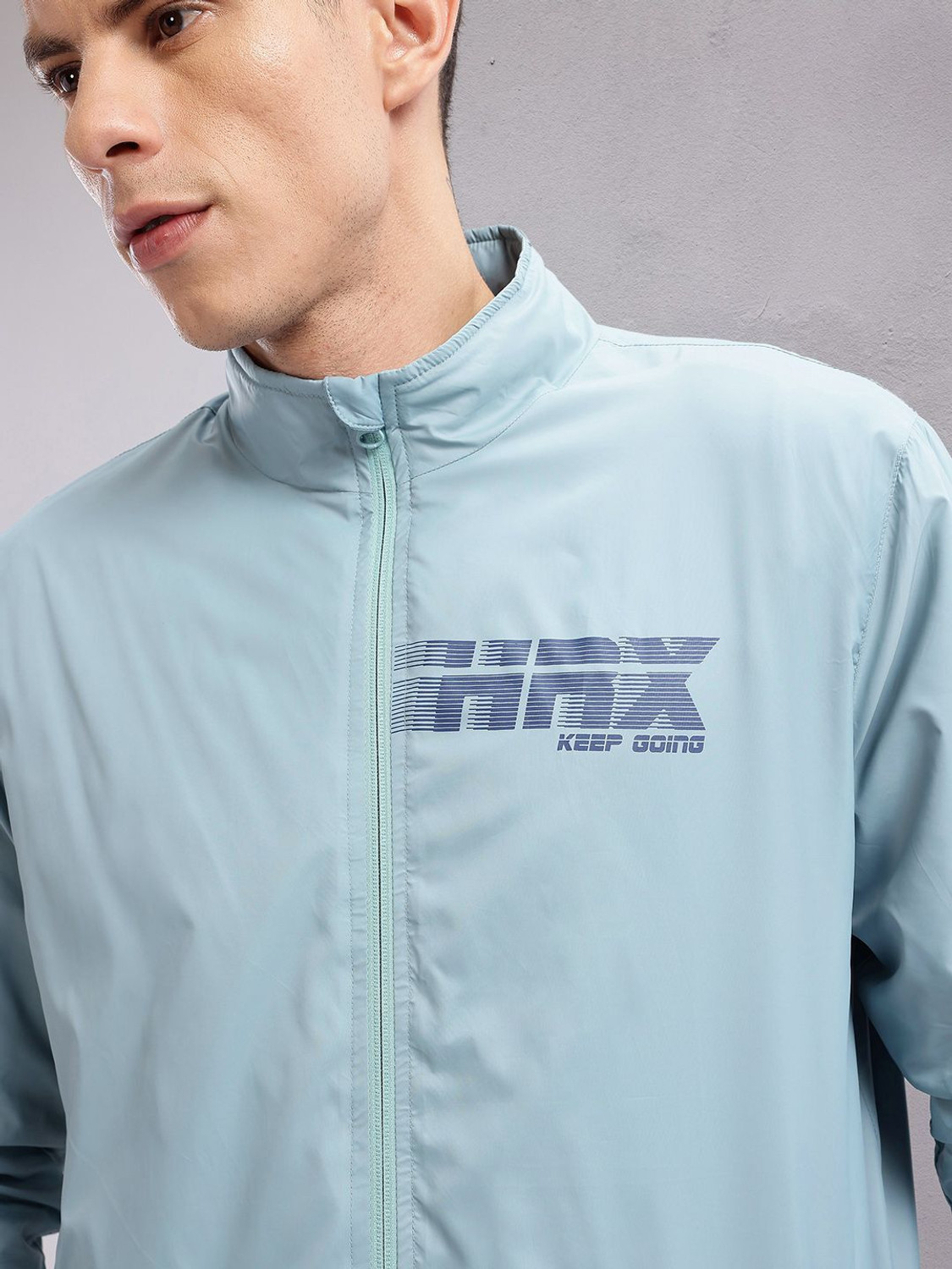 Image of HRX by Hrithik Roshan Full Sleeve Printed Men Jacket