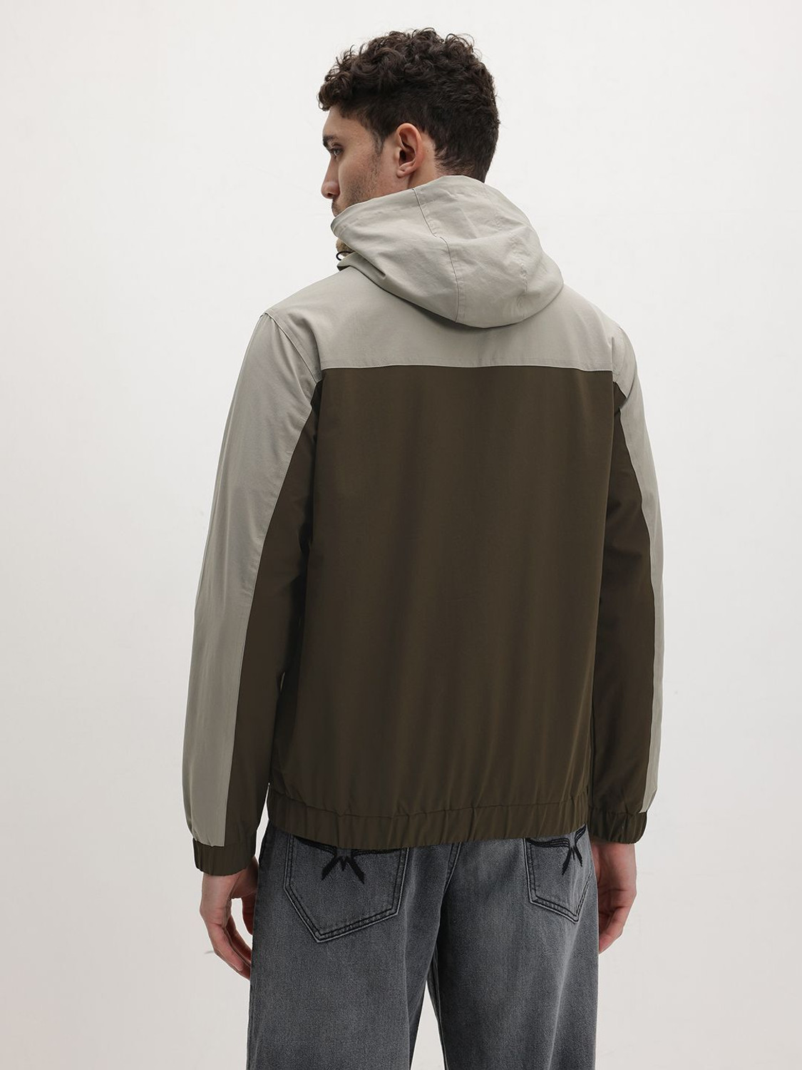 Image of Roadster Full Sleeve Colorblock Men Jacket