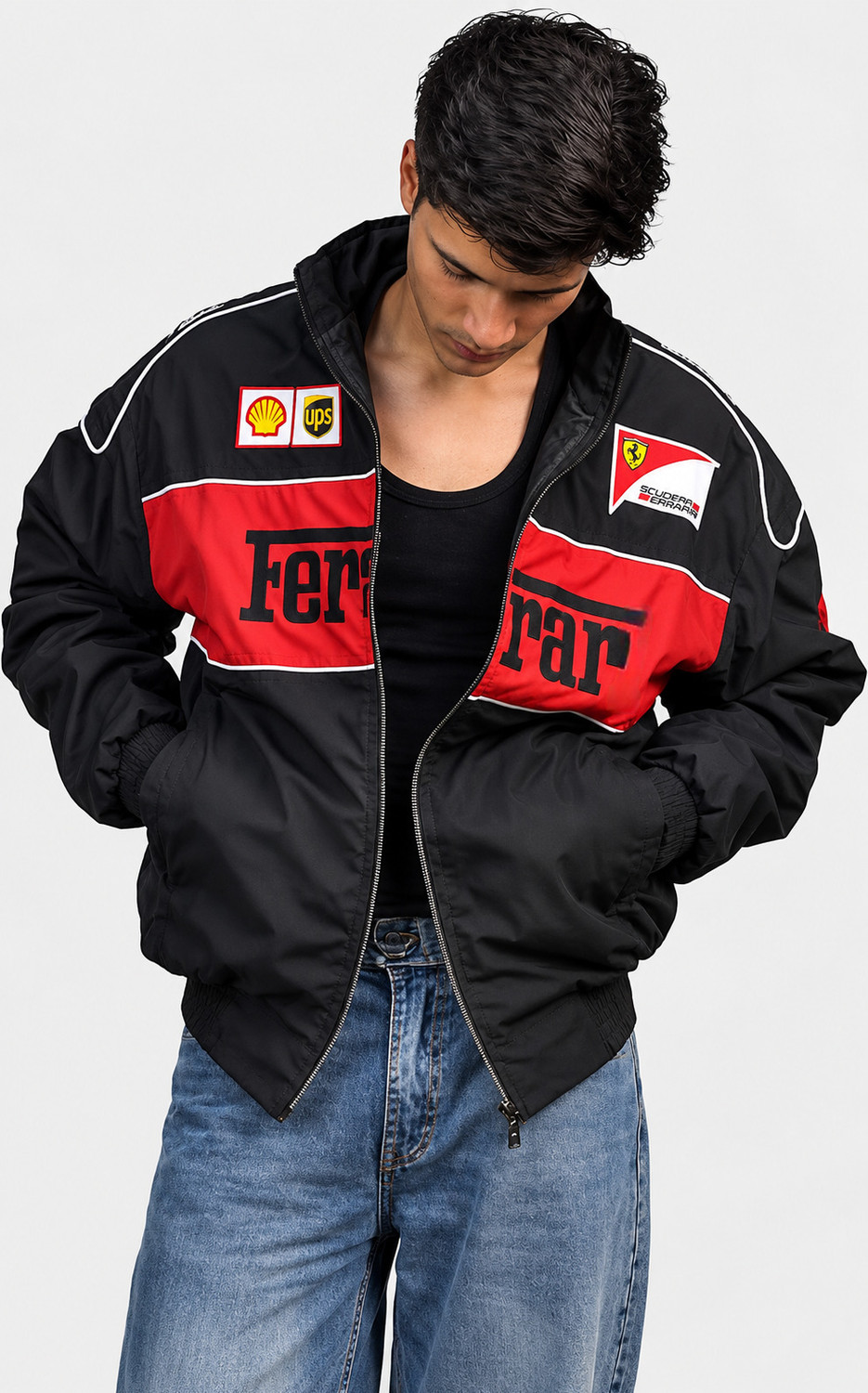 Image of FLYcollection Men Printed Bomber Jacket