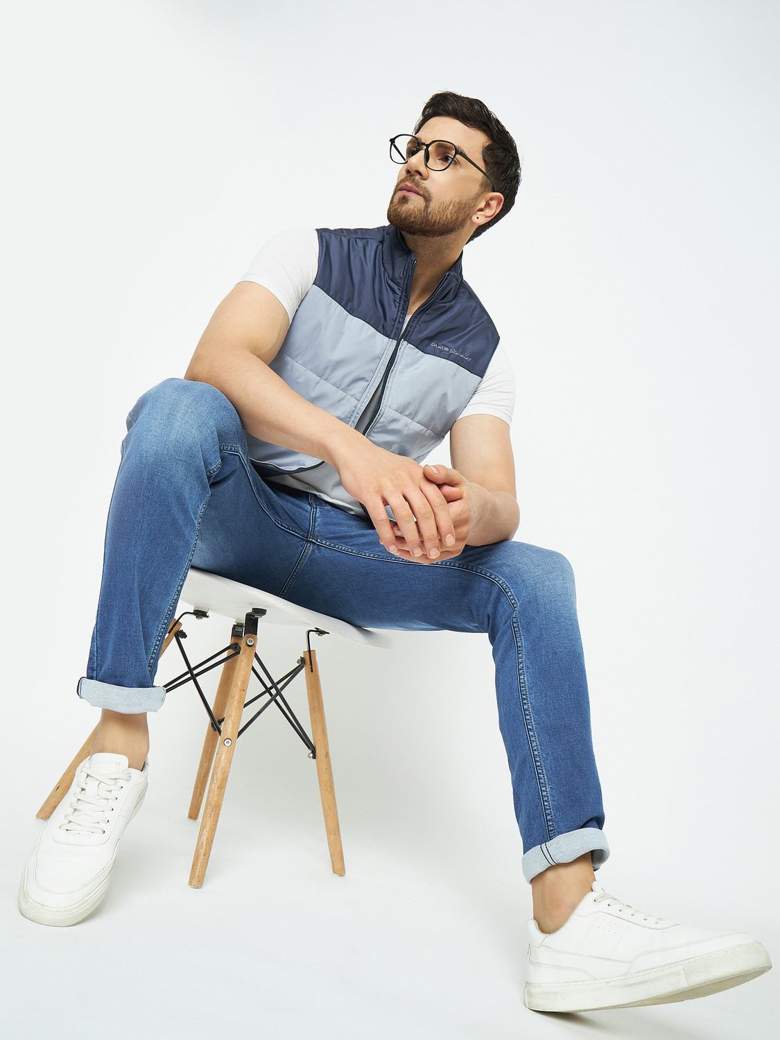 Image of DUKE Sleeveless Colorblock Men Jacket
