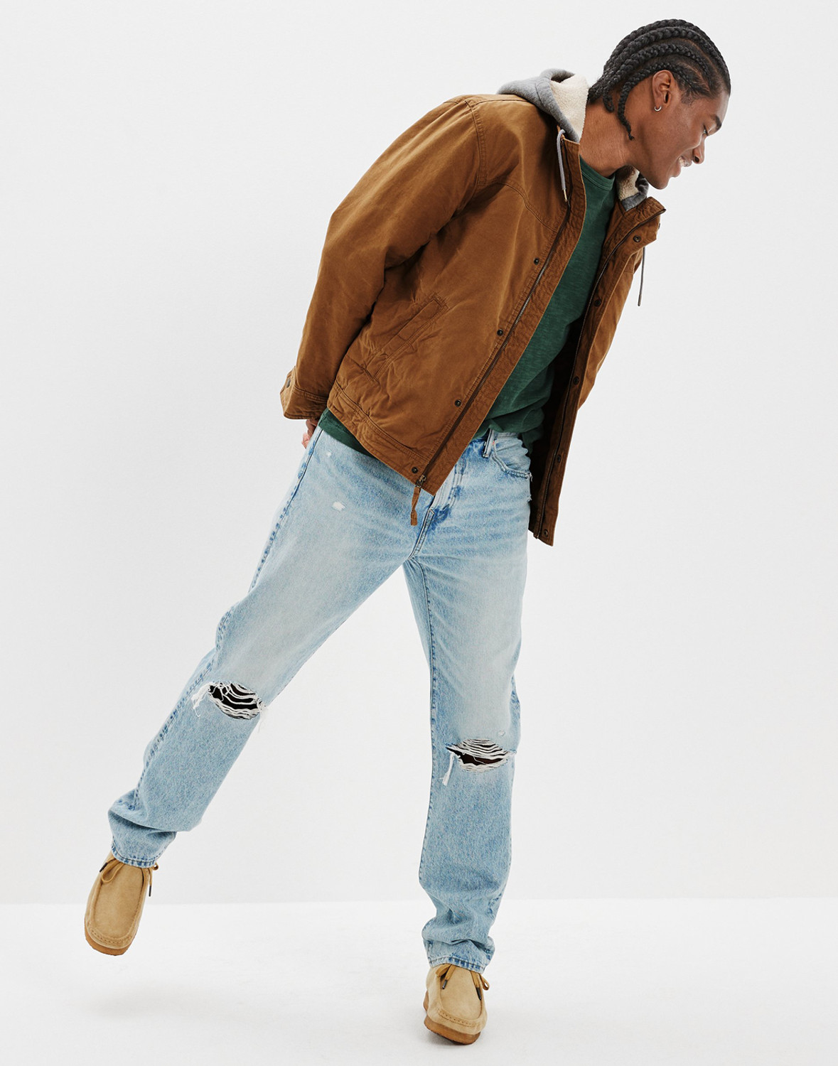 Image of American Eagle Outfitters Full Sleeve Solid Men Jacket