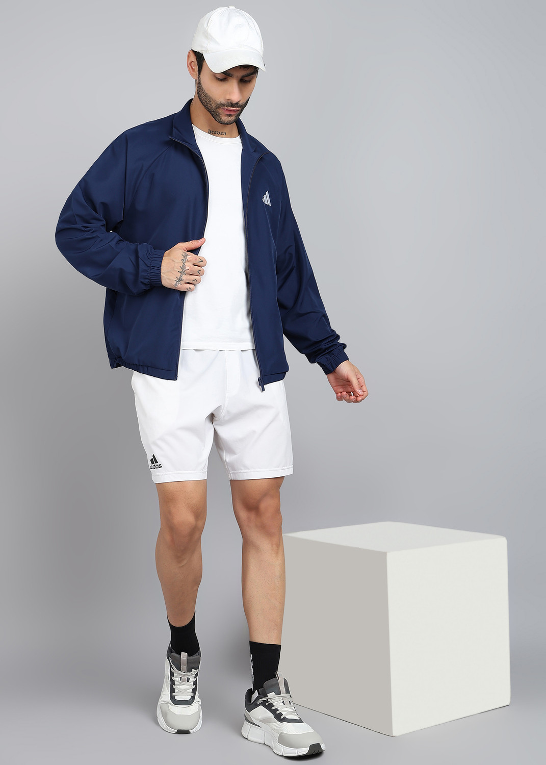 Image of ADIDAS Full Sleeve Solid Men Jacket