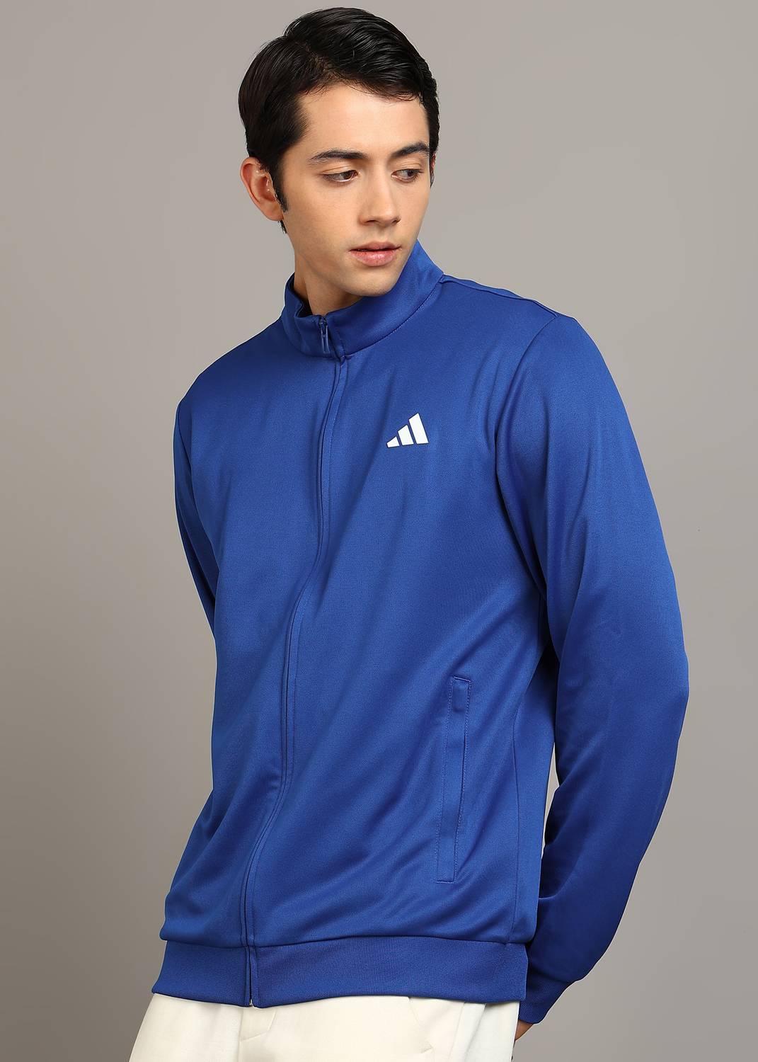 Adidas Men's Solid Full Sleeve Jacket - Image 3