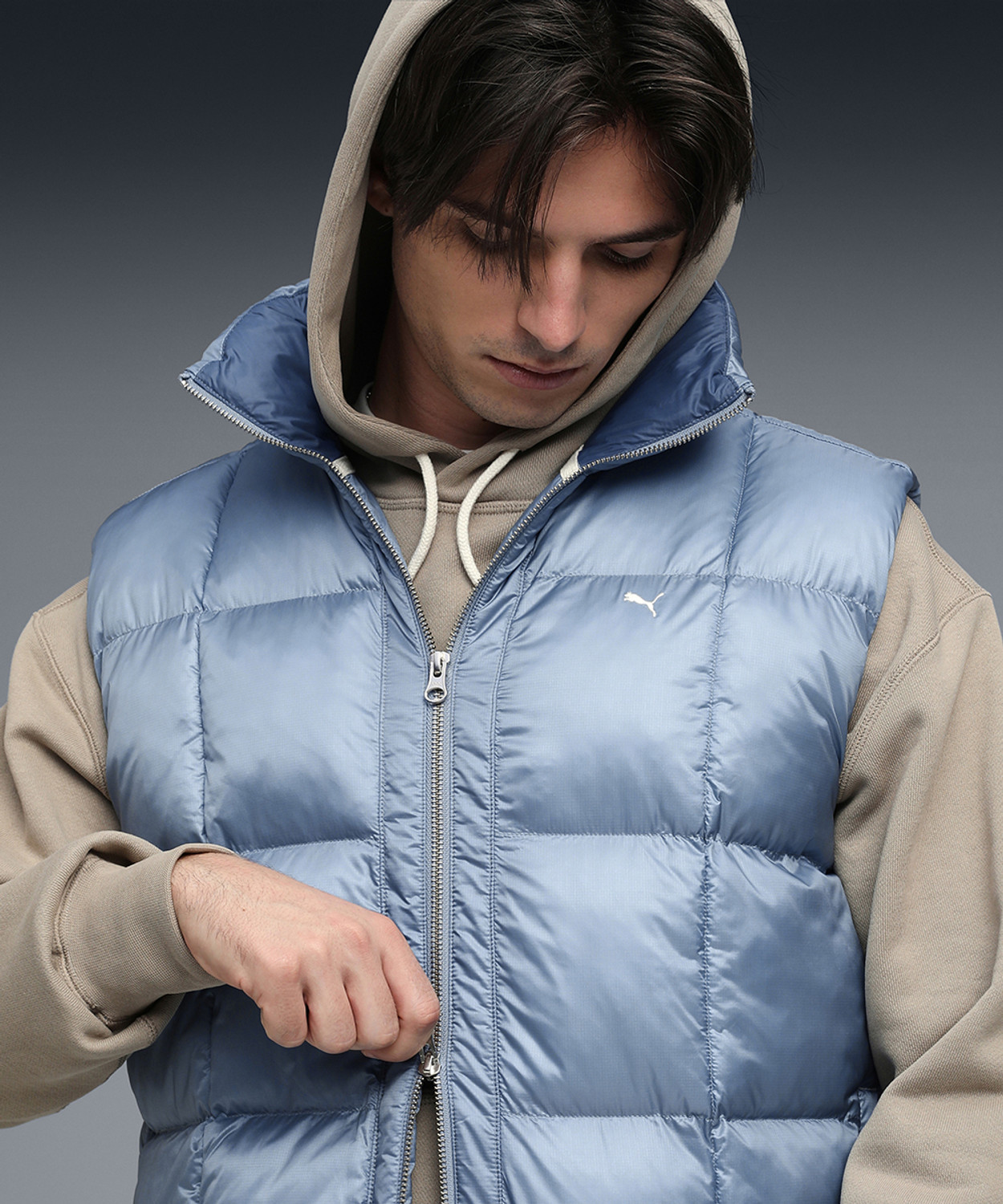 Image of PUMA Sleeveless Solid Men Jacket