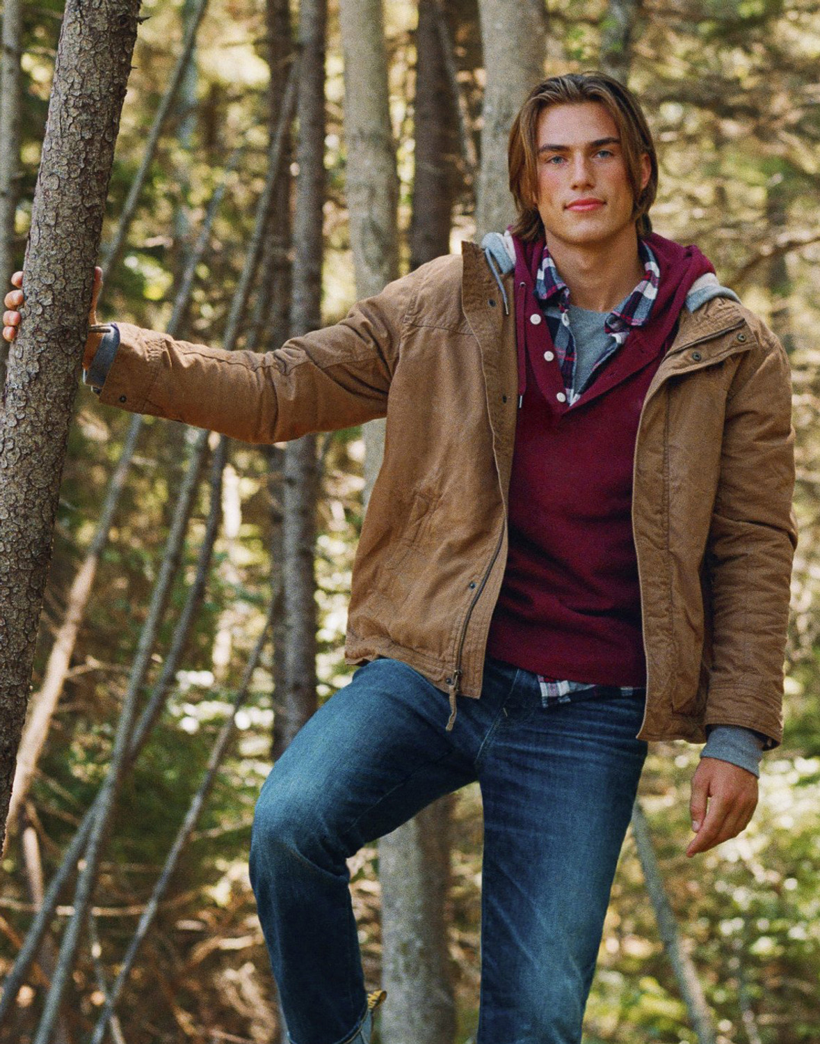 Image of American Eagle Outfitters Full Sleeve Solid Men Jacket