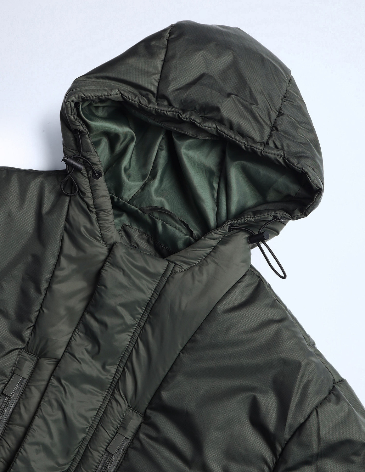 Image of FLYING MACHINE Men Solid Puffer Jacket