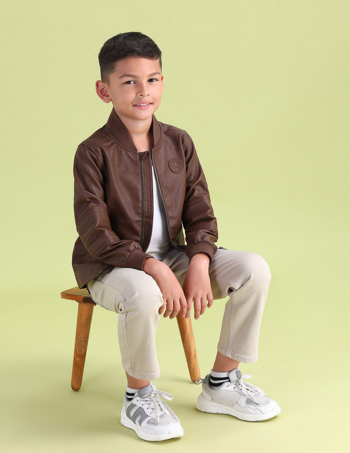 Image of U.S. POLO ASSN. Full Sleeve Solid Boys Jacket