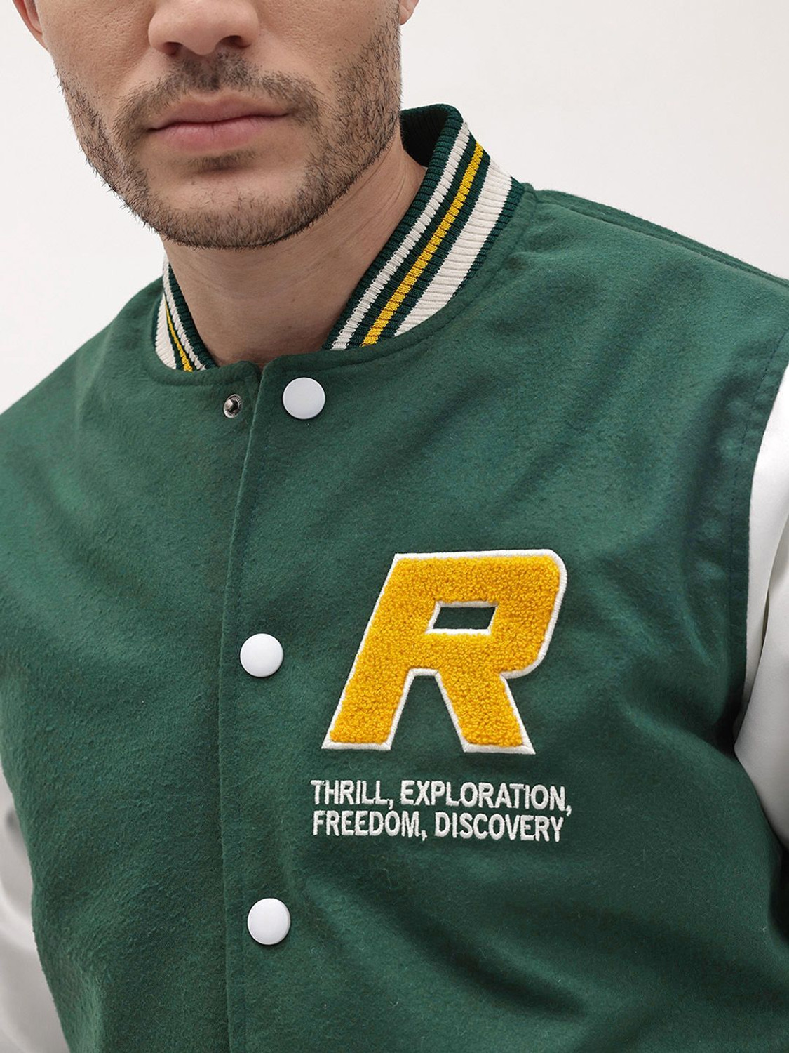 Image of Roadster Full Sleeve Self Design Men Jacket
