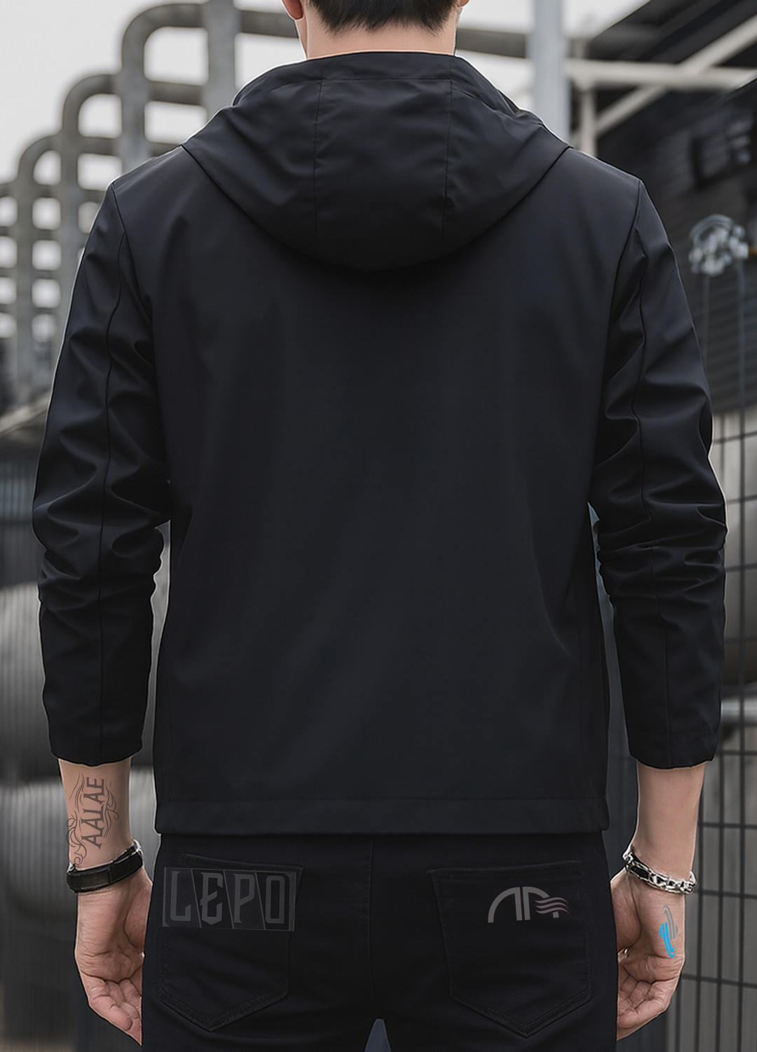 Image of FUTSE PENO Full Sleeve Solid Men Jacket